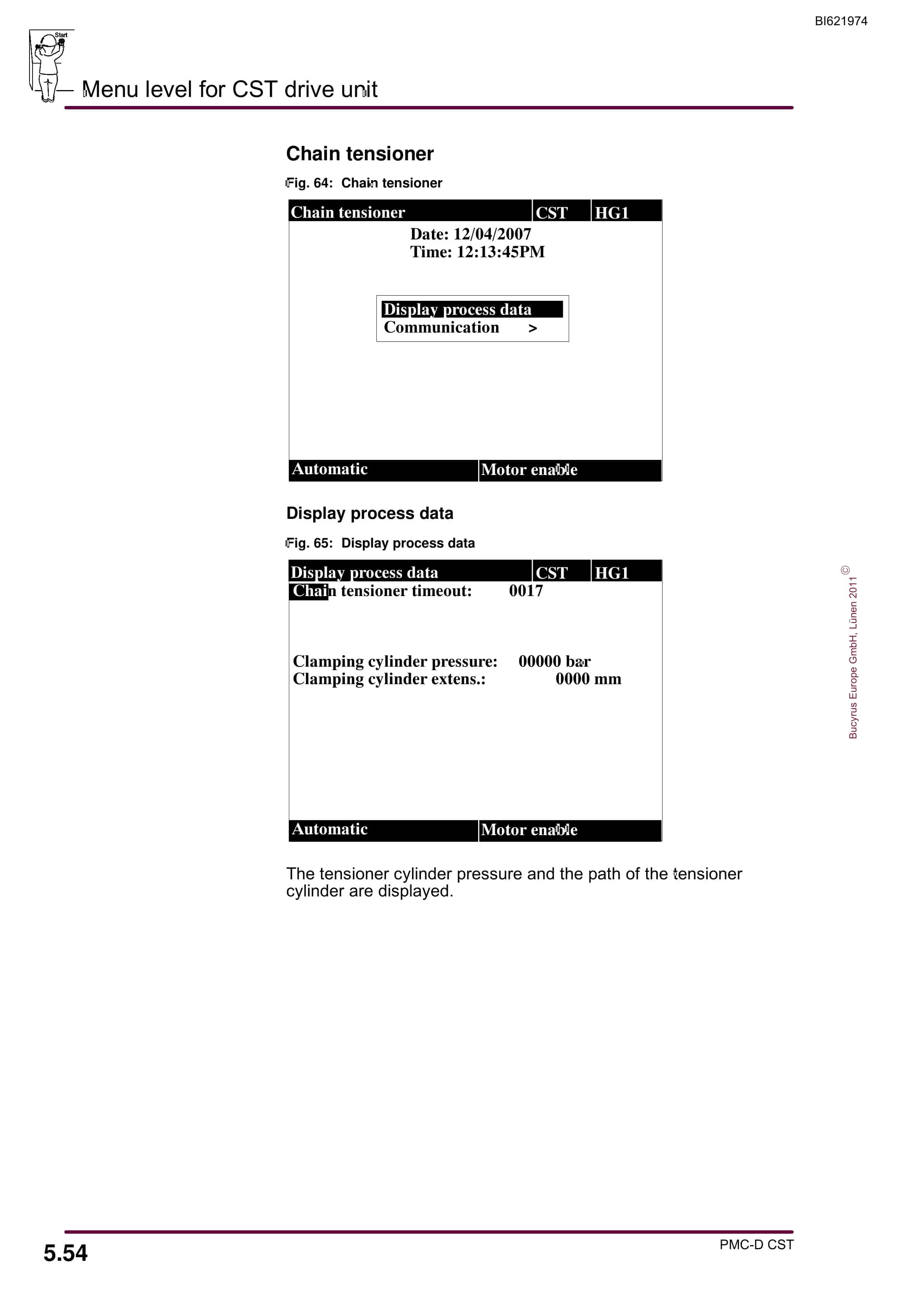 Bucyrus PMC-D Drive Control System Conveyor With CST Gearbox Operating Manual BI621974-4