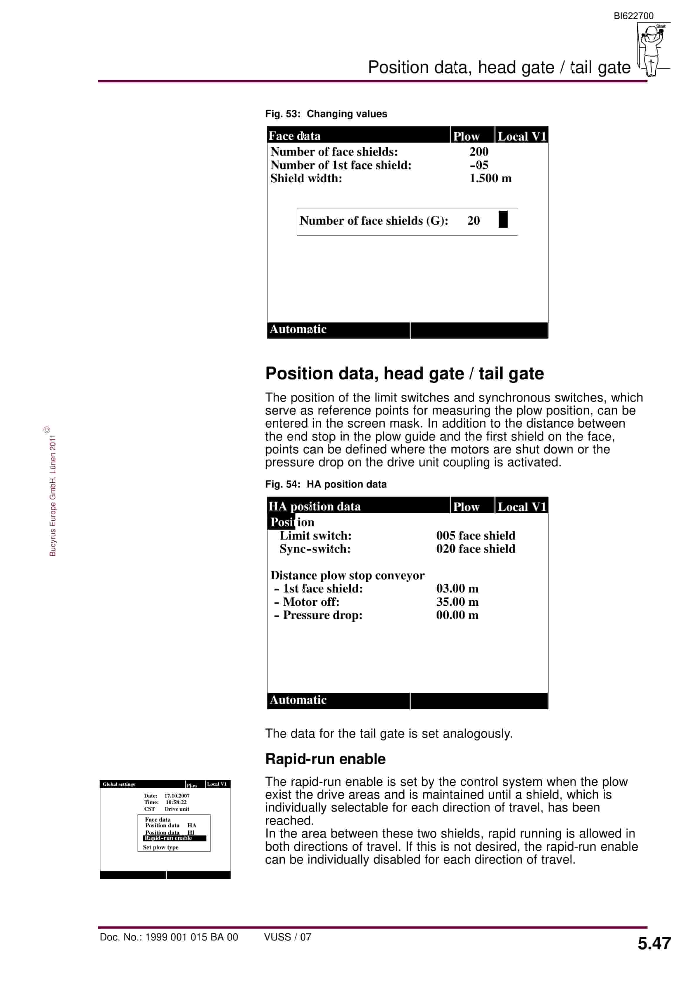 Bucyrus PMC-D Drive Control System Plow Control UEL Operating Manual BI622700-5