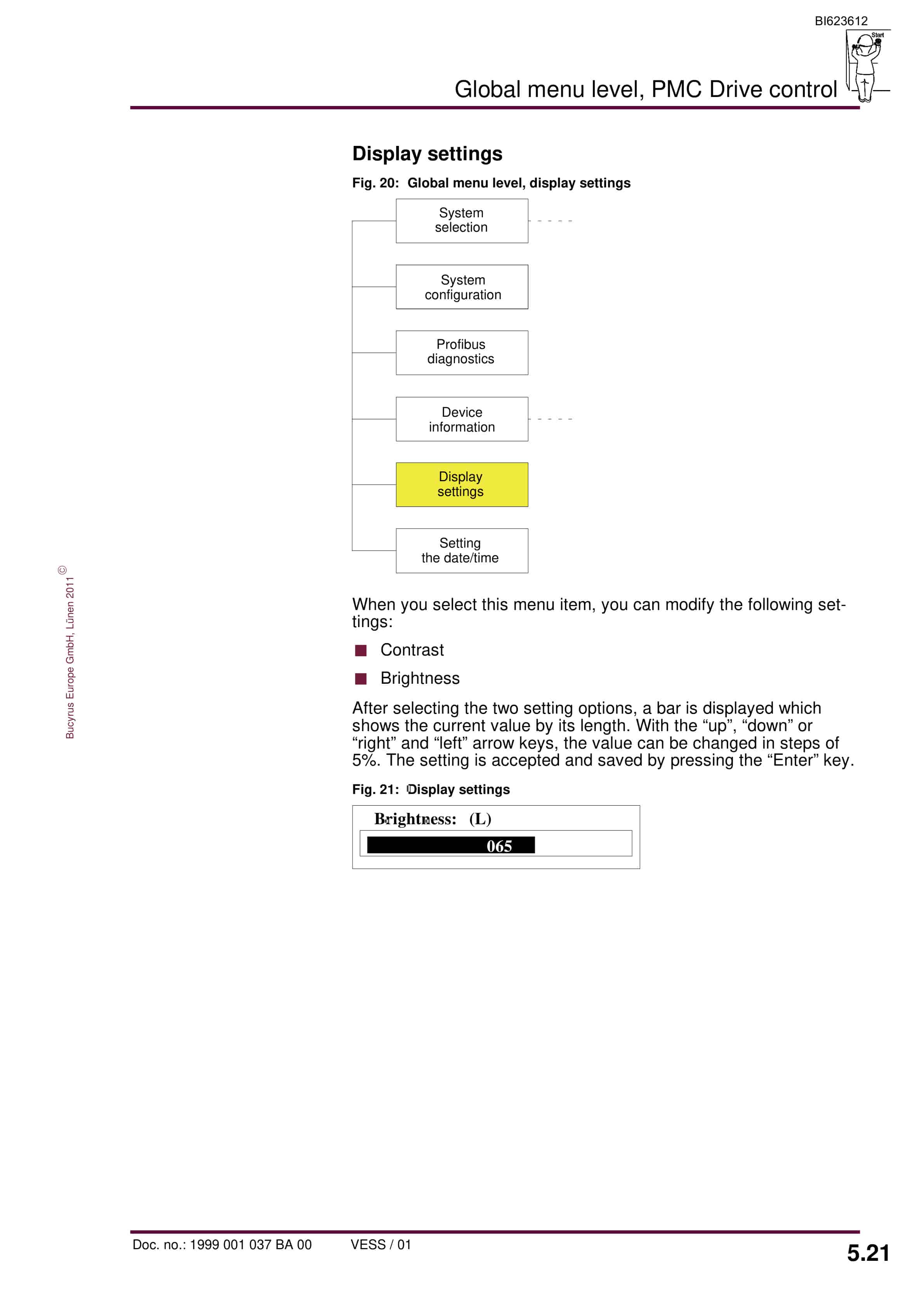 Bucyrus PMC-D-V Drive Control System Drive Control UEL (BSL) Operating Manual BI623612-2