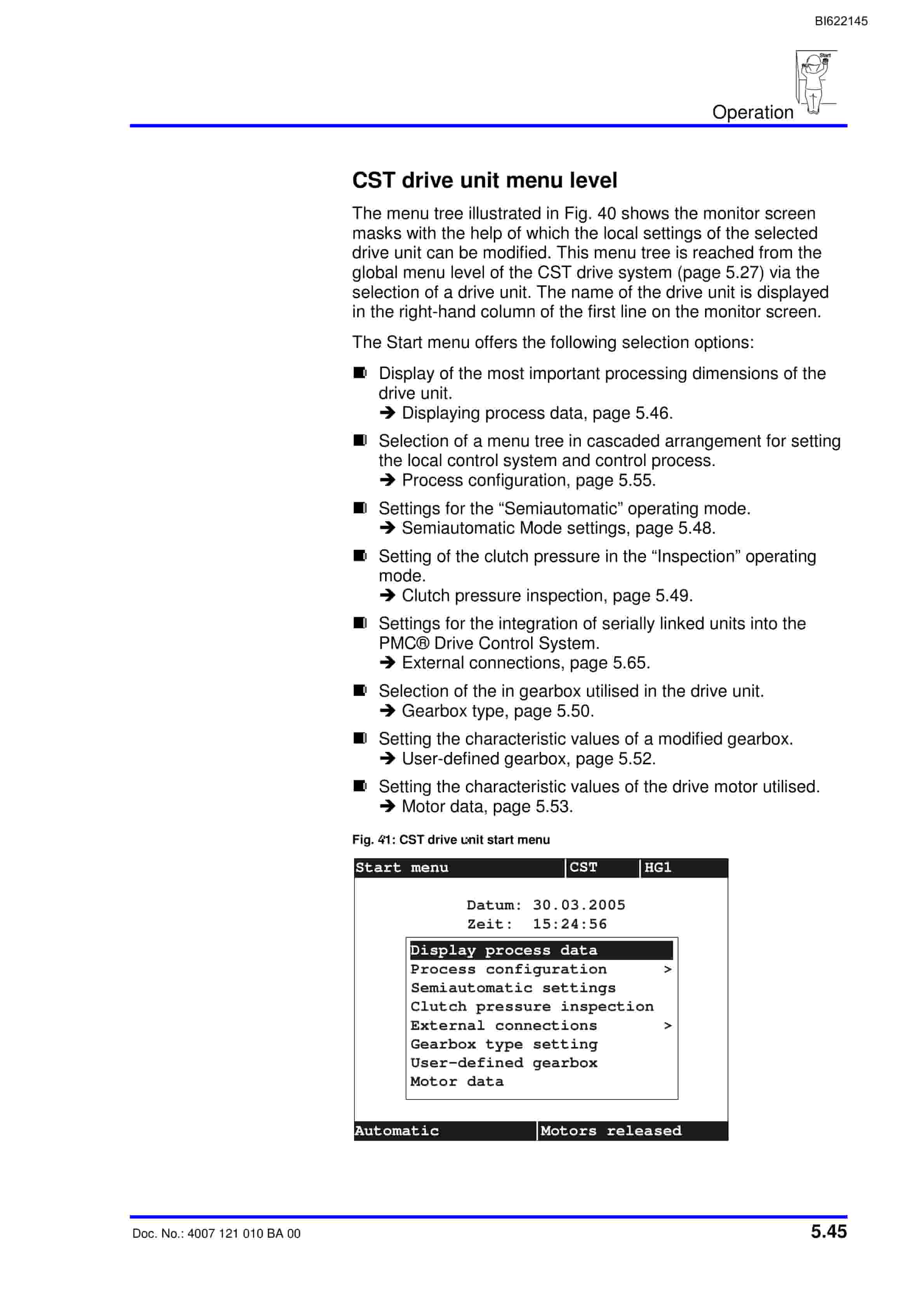 Bucyrus PMC Drive Control System Conveyor With CST Gearbox Technical Manual BI622145-4