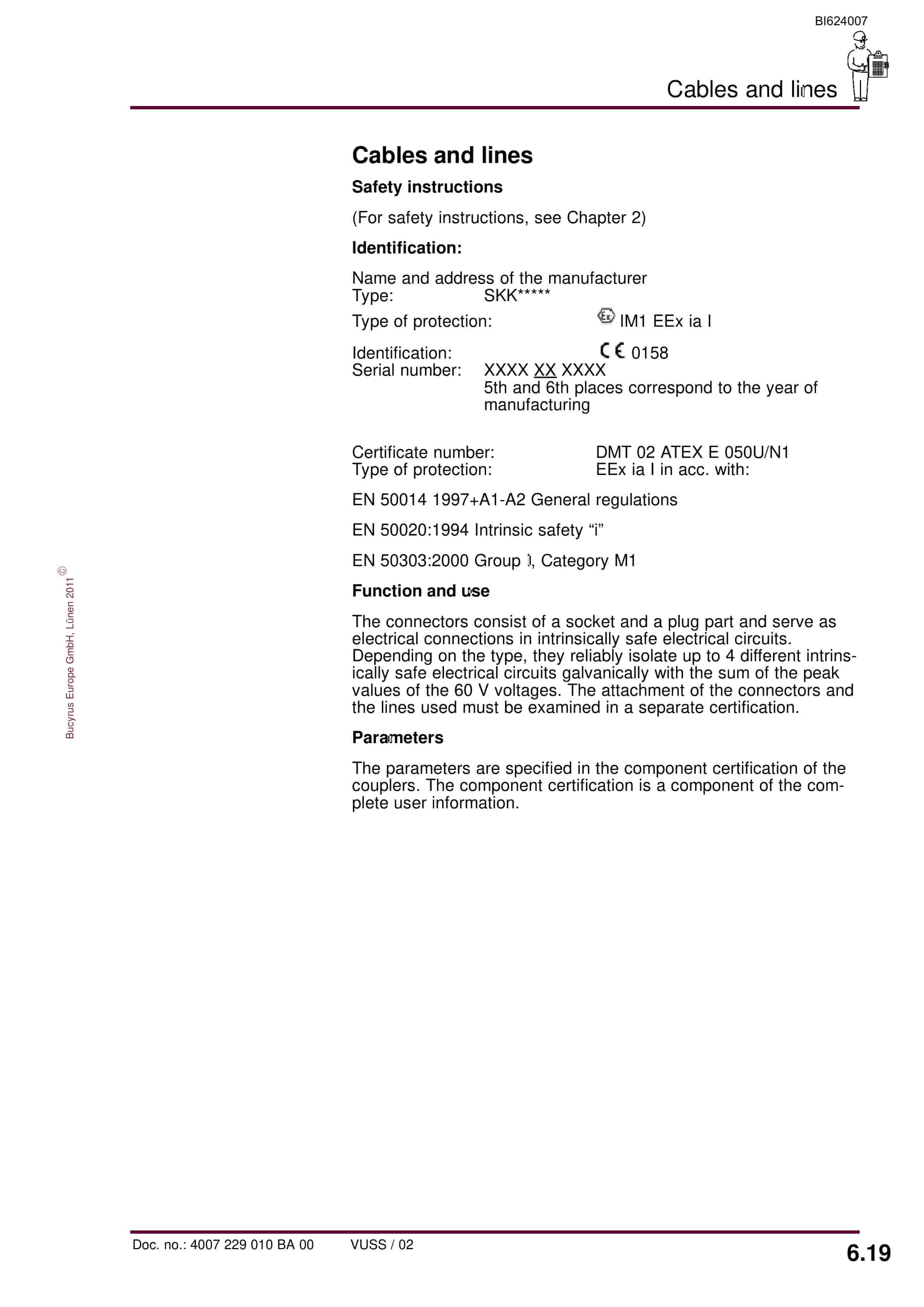 Bucyrus PMC-R System Face Control Operating Manual BI624007-5