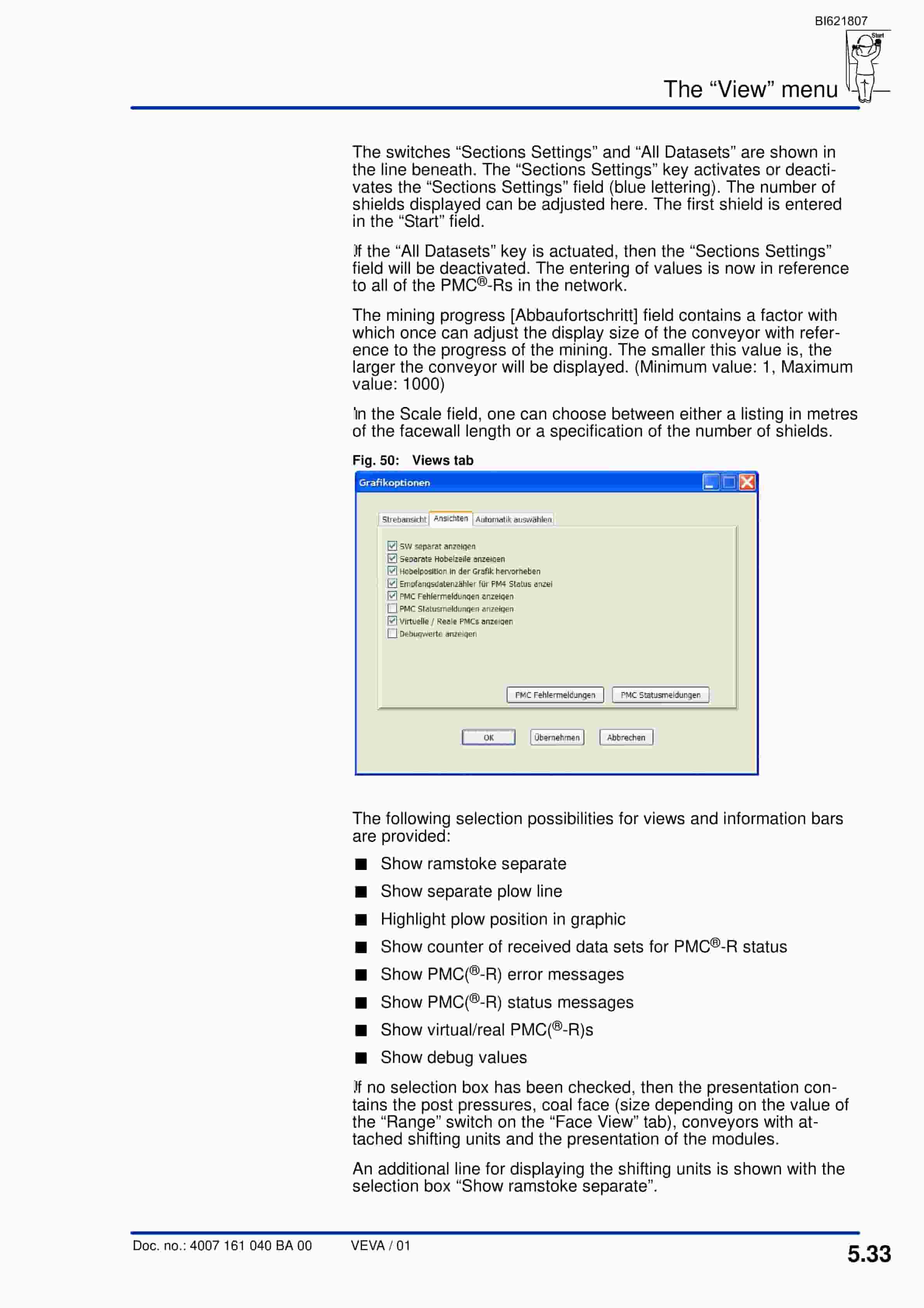 Bucyrus PMC-R System VShield Central Control Technical Manual BI621807-5