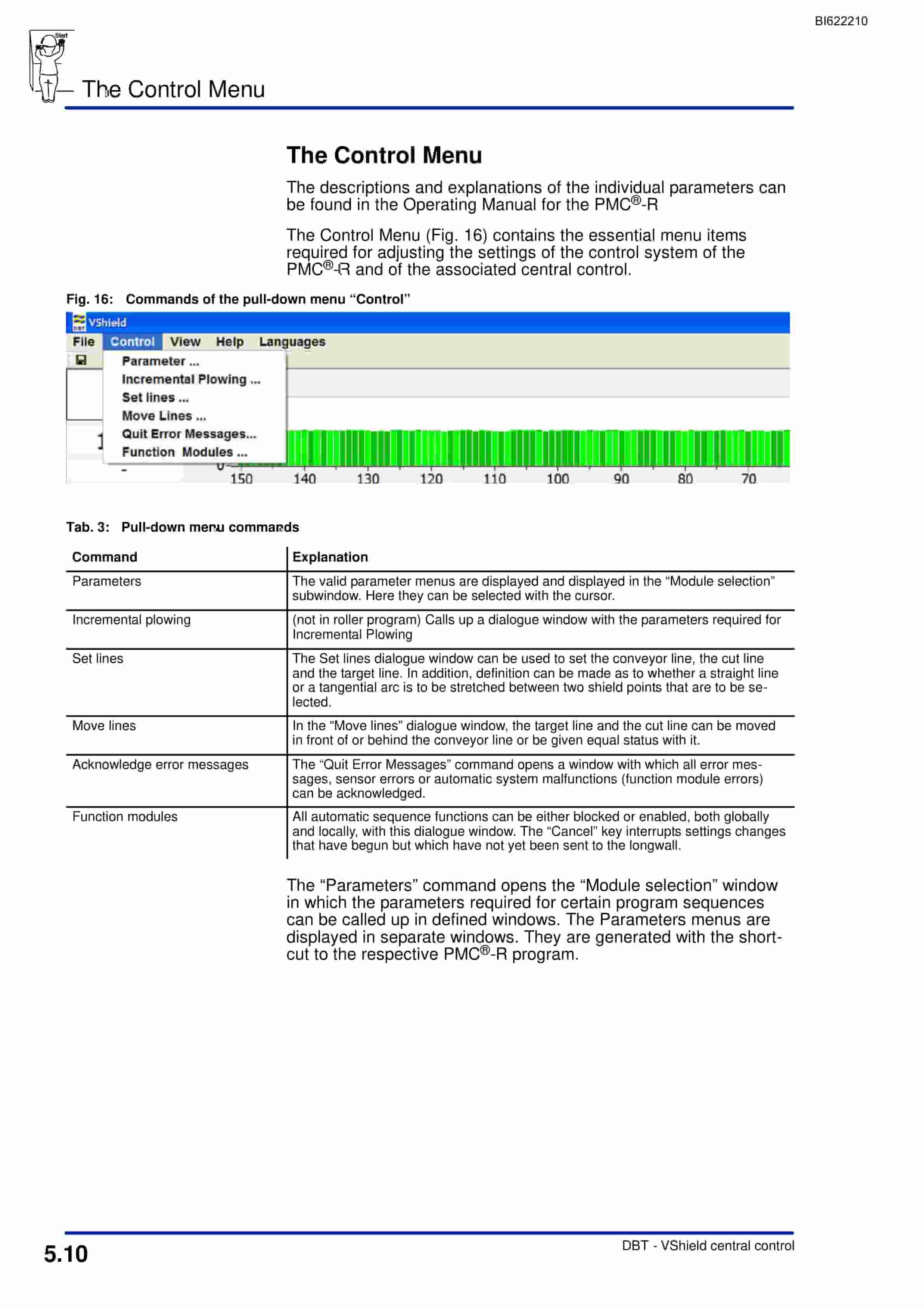 Bucyrus PMC-R System VShield Central Control Ver 10.23 Technical Manual BI622210-2