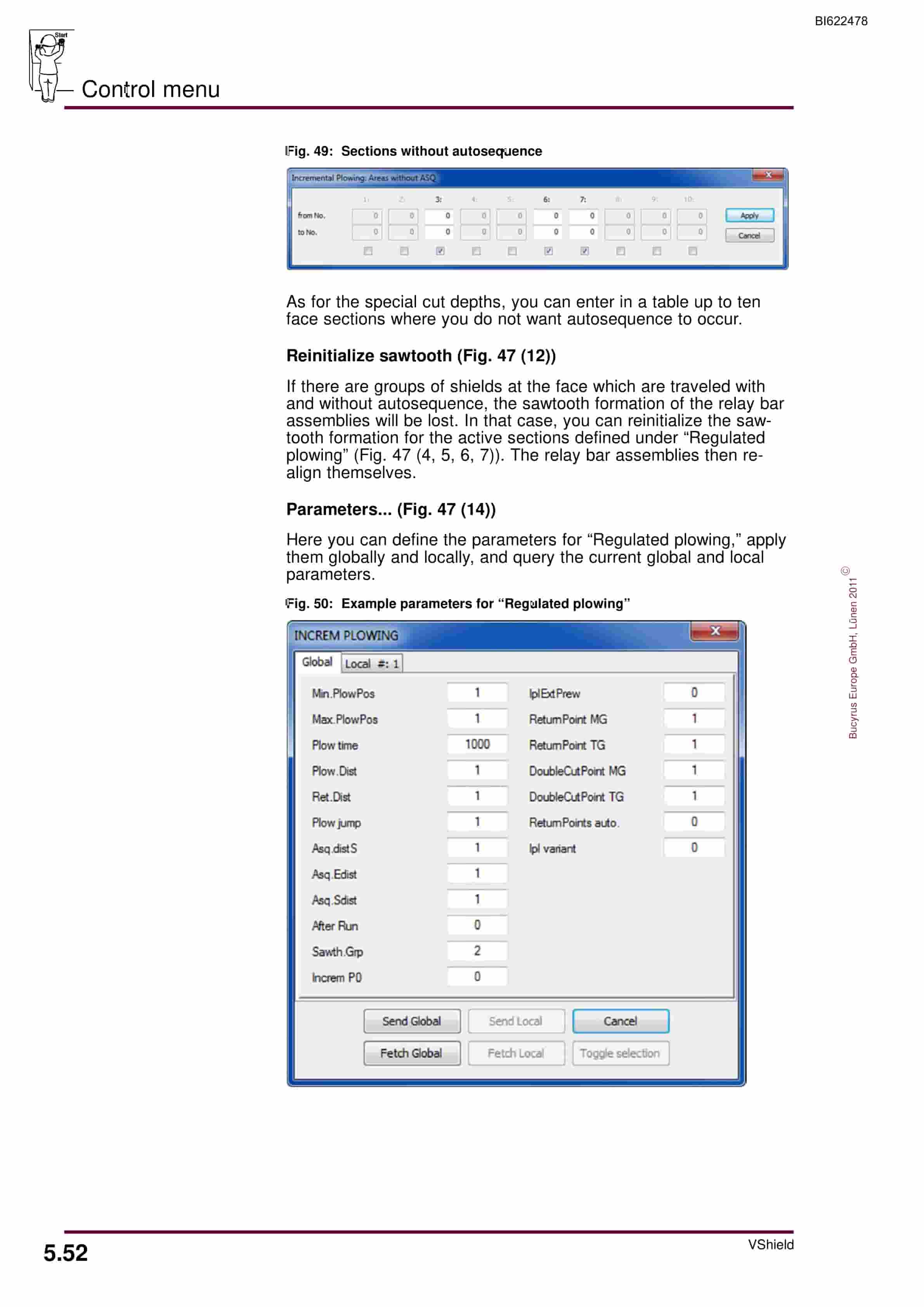Bucyrus PMC-System VShield Visualization Of Face Automation Ver 10.81 Operating Manual BI622478-3