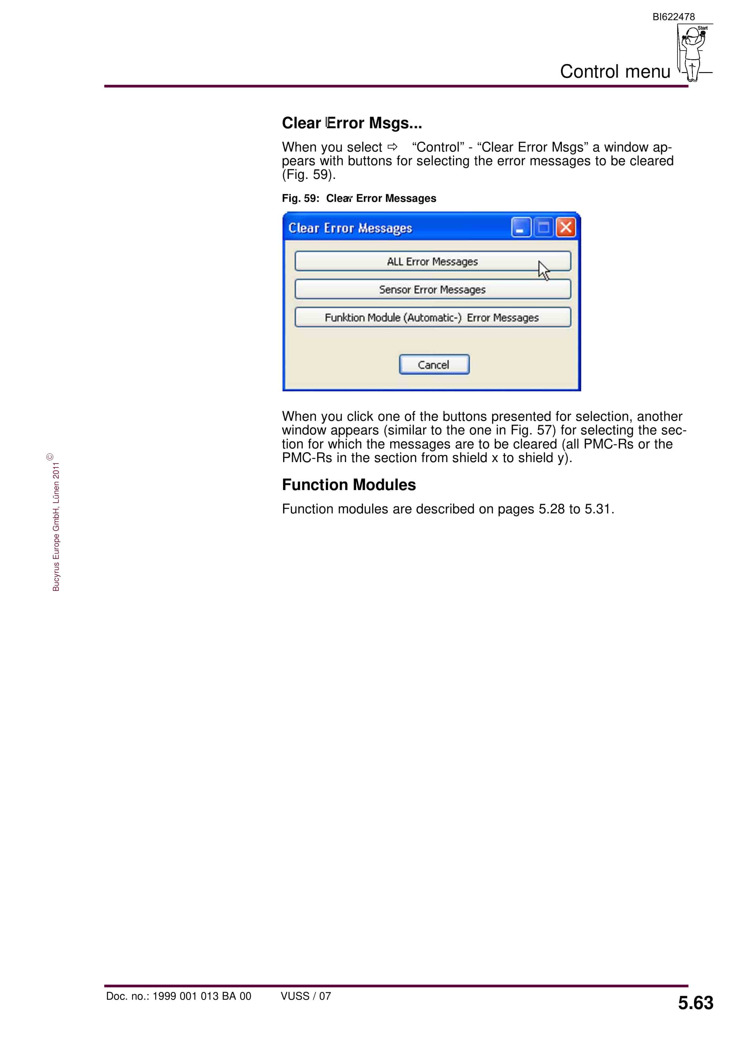 Bucyrus PMC-System VShield Visualization Of Face Automation Ver 10.81 Operating Manual BI622478-4