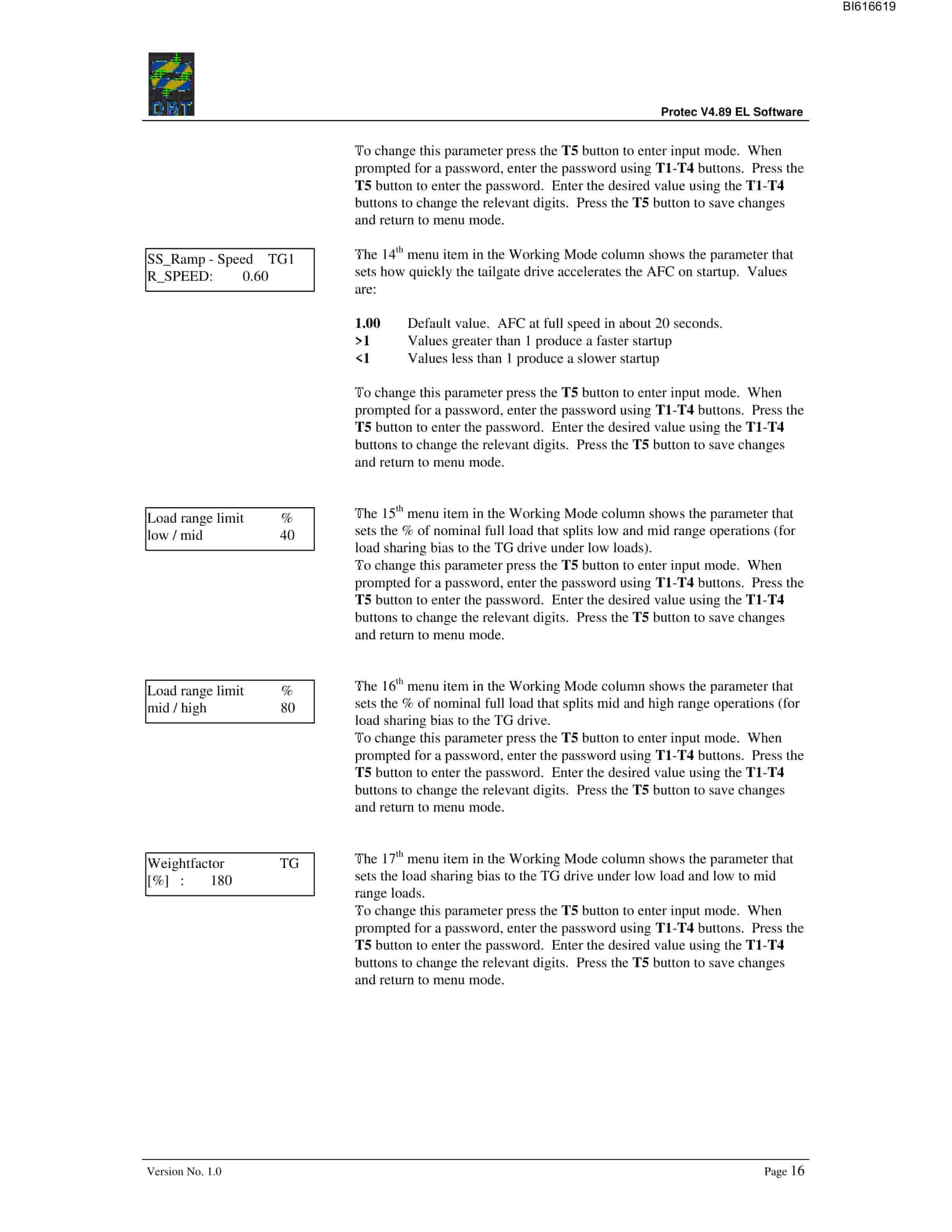 Bucyrus Protec Software V4.9 Technical Manual BI616619-5