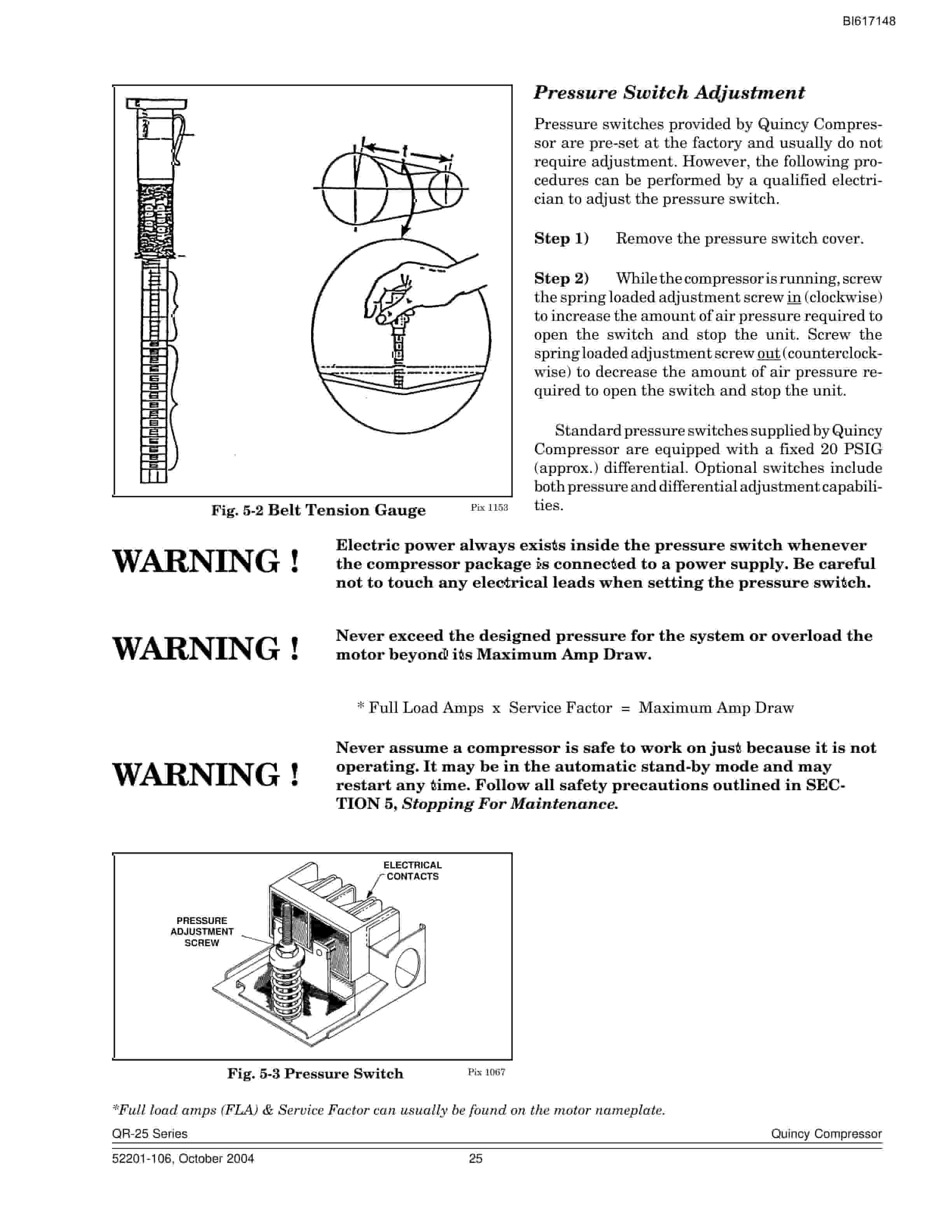 Bucyrus QR-25 Series Technical Manual BI617148-3