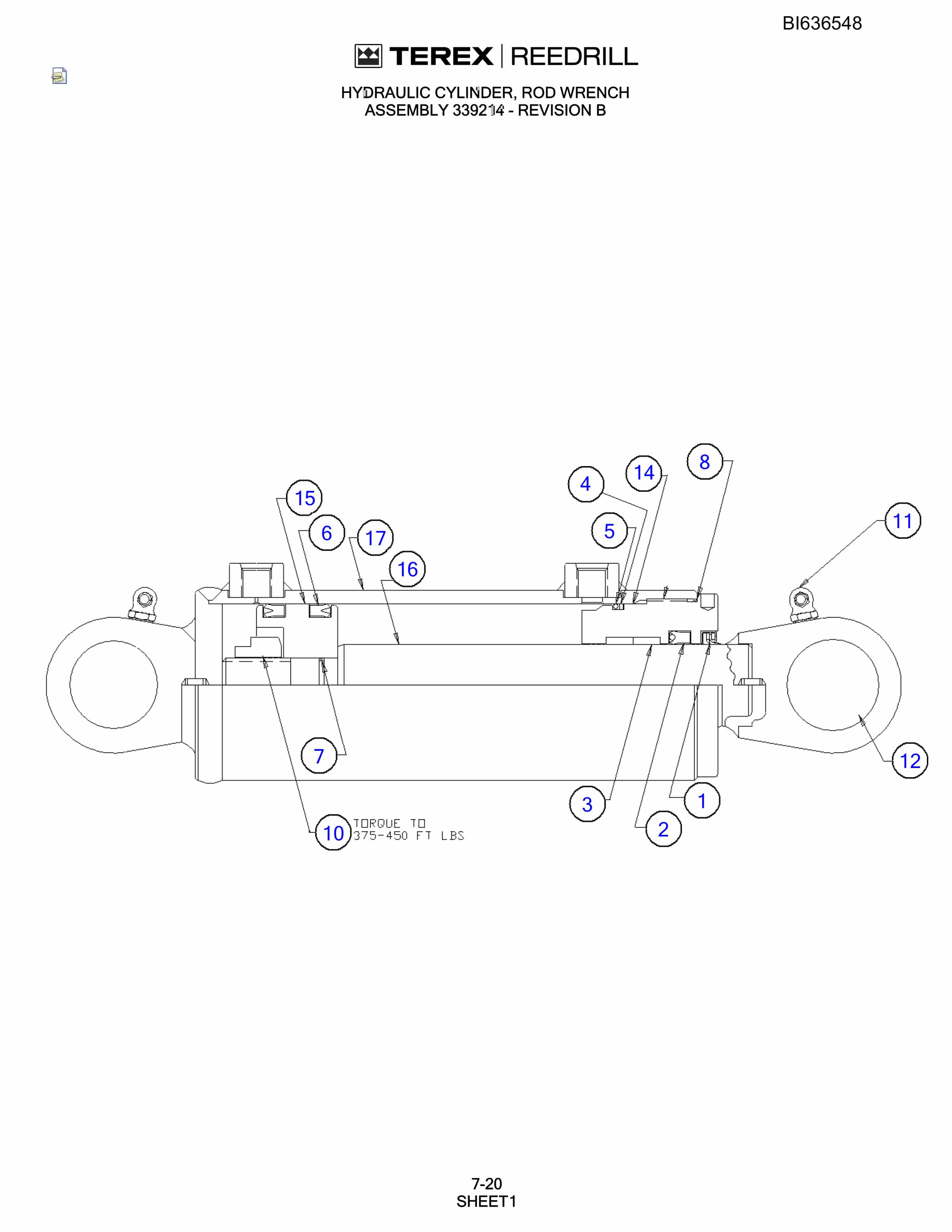 Bucyrus R30C Parts Catalog BI636548-3