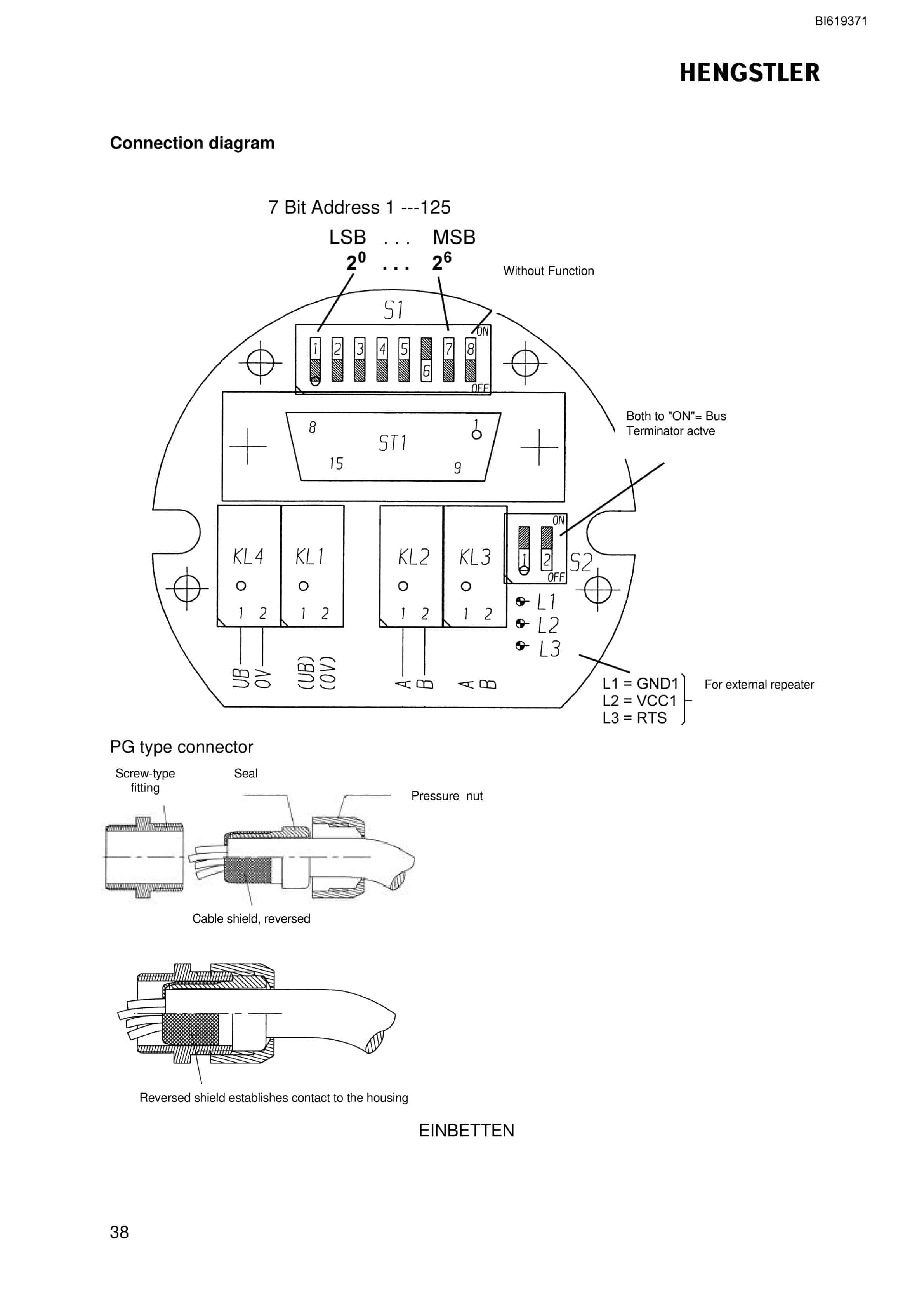 Bucyrus RA 58-P With PROFIBUS DP Technical Manual BI619371-4