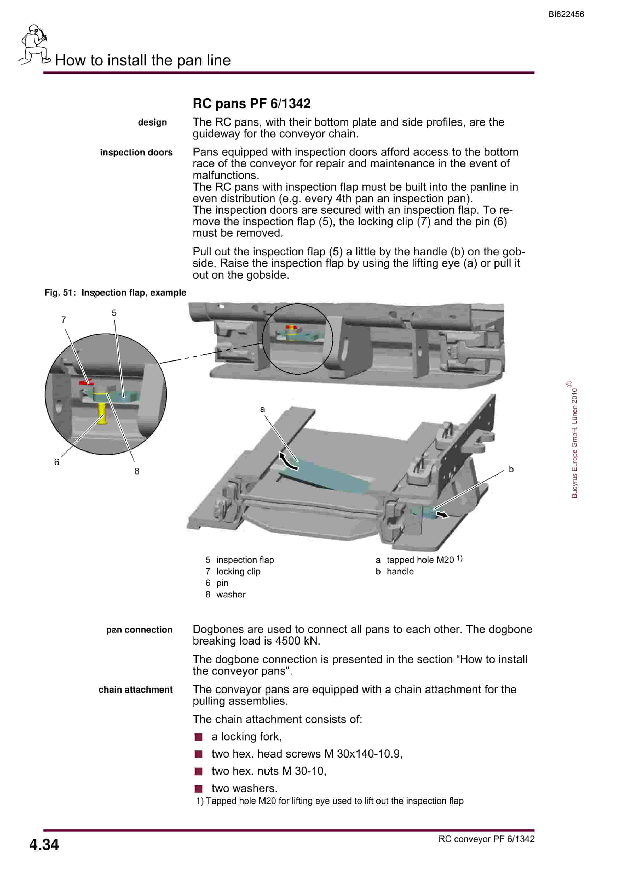 Bucyrus RC Conveyor PF 6-1342 Operating Manual BI622456-2