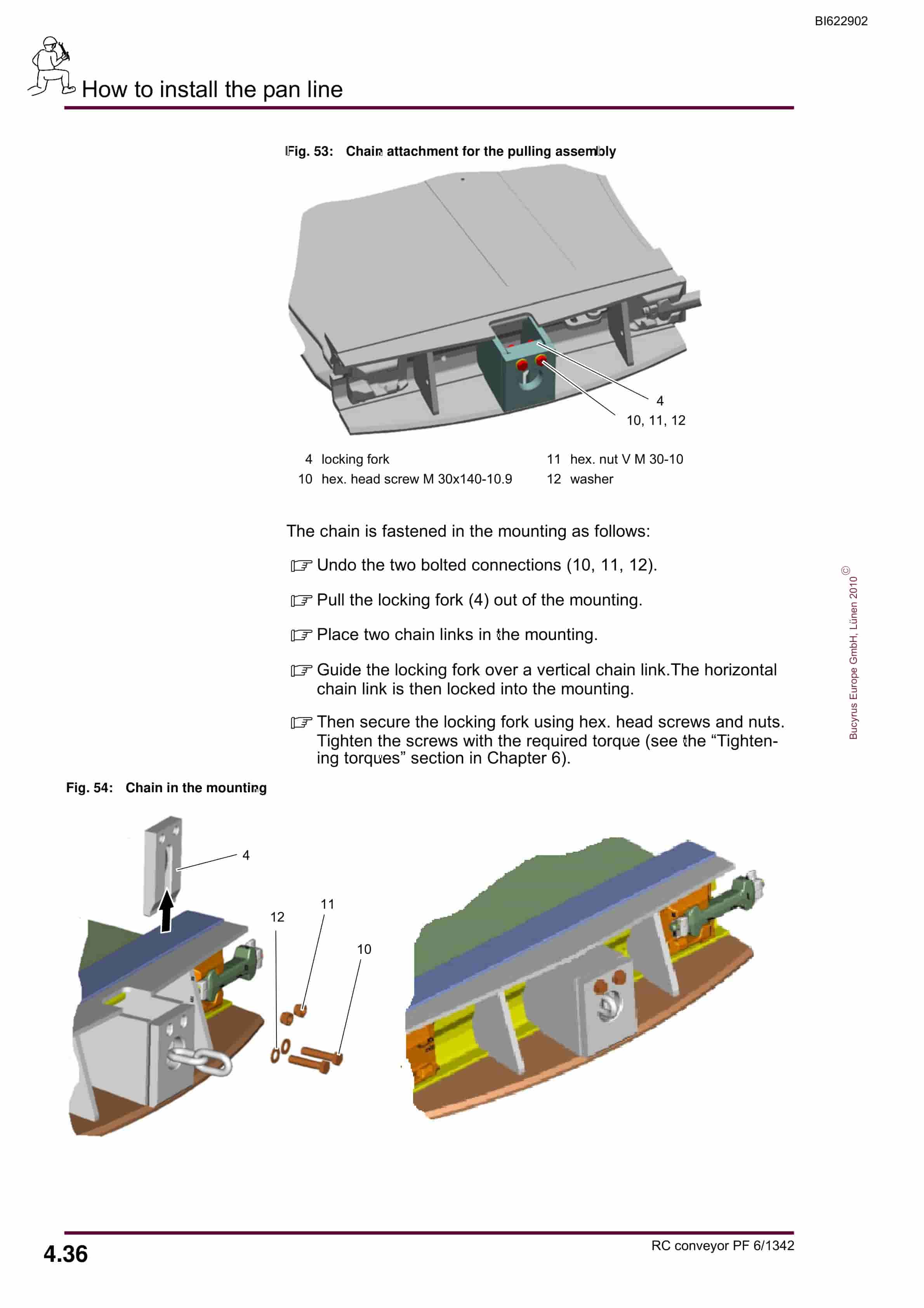 Bucyrus RC Conveyor PF 6-1342 Operating Manual BI622902-2