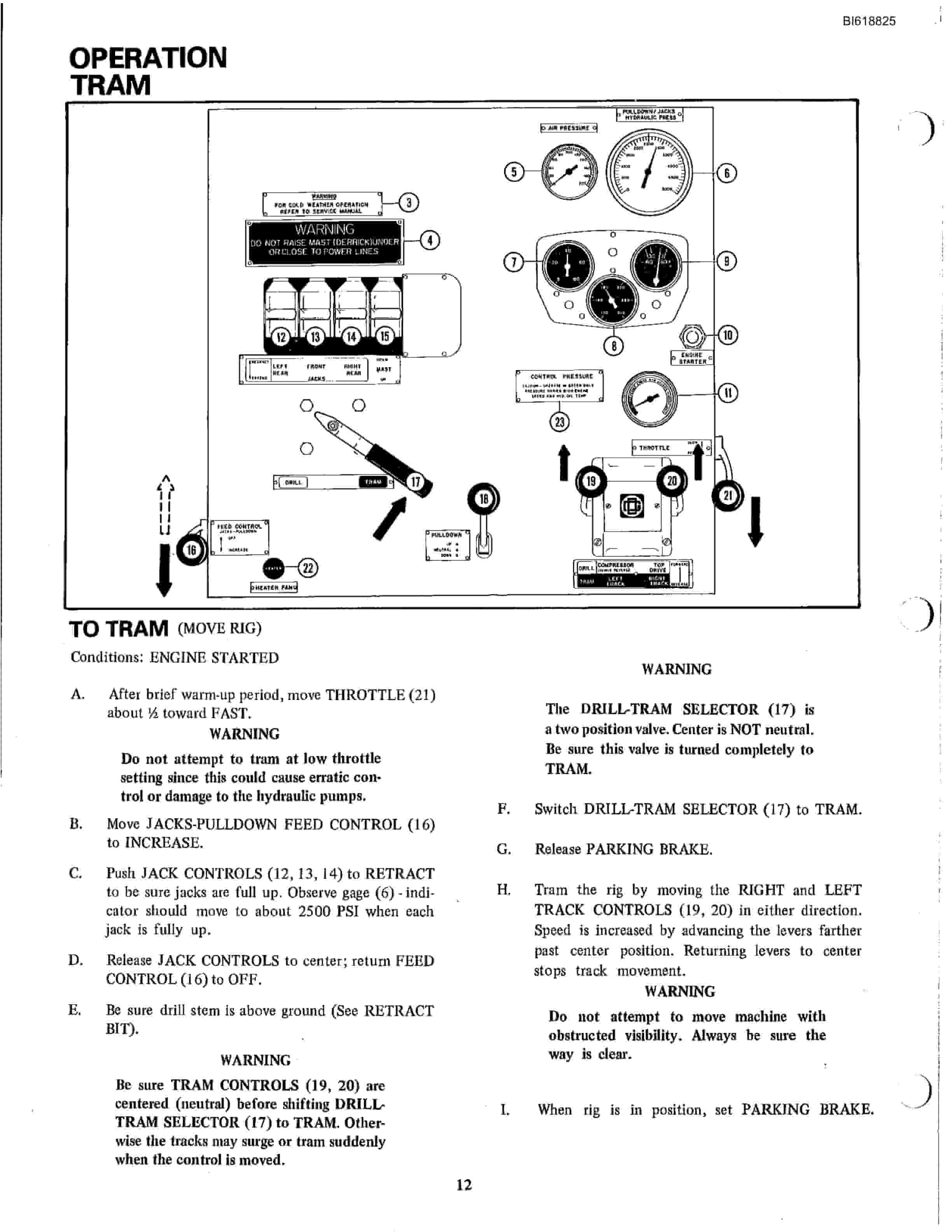 Bucyrus RDC16B Rotary Blasthole Drill Technical Manual BI618825-2