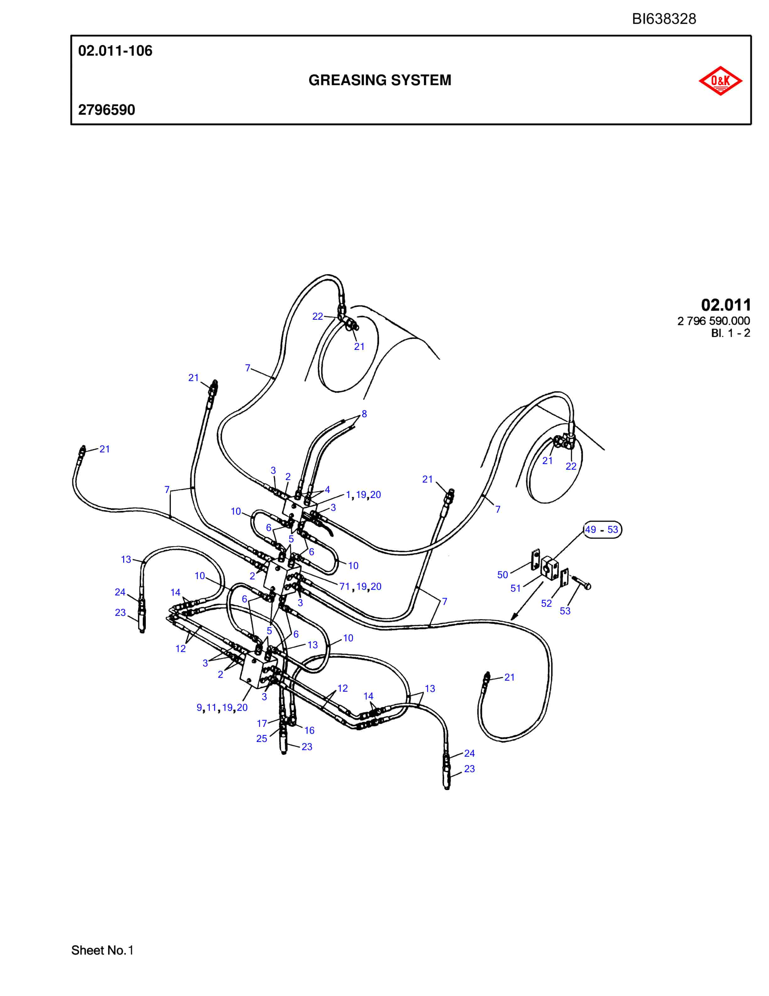Bucyrus RH120C Hydraulic Excavator Parts Catalog BI638328 4 Bucyrus RH120C Hydraulic Excavator Parts Catalog BI638328 - Image 4