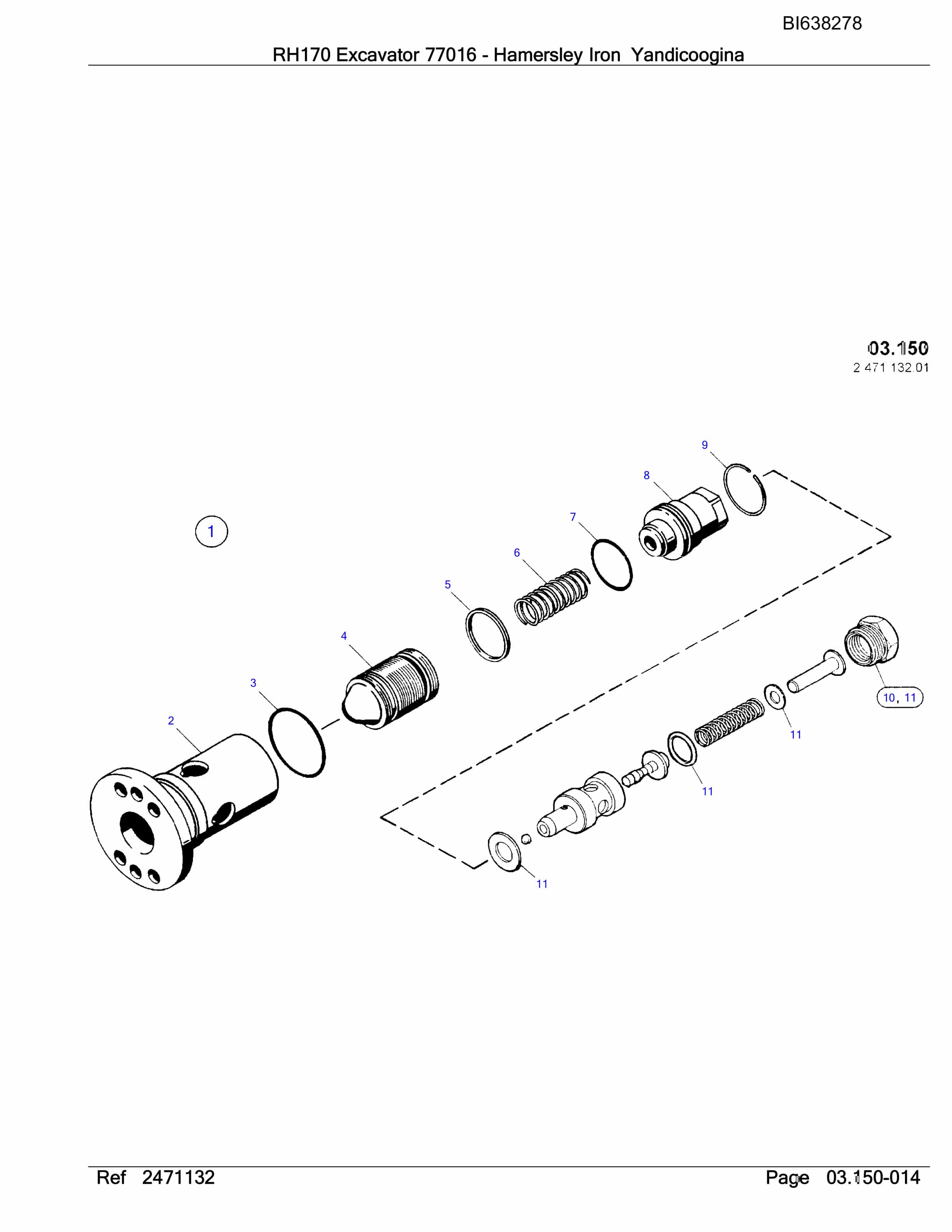 Bucyrus RH170 Excavator 77016 Parts Catalog BI638278 4 Bucyrus RH170 Excavator 77016 Parts Catalog BI638278 - Image 4
