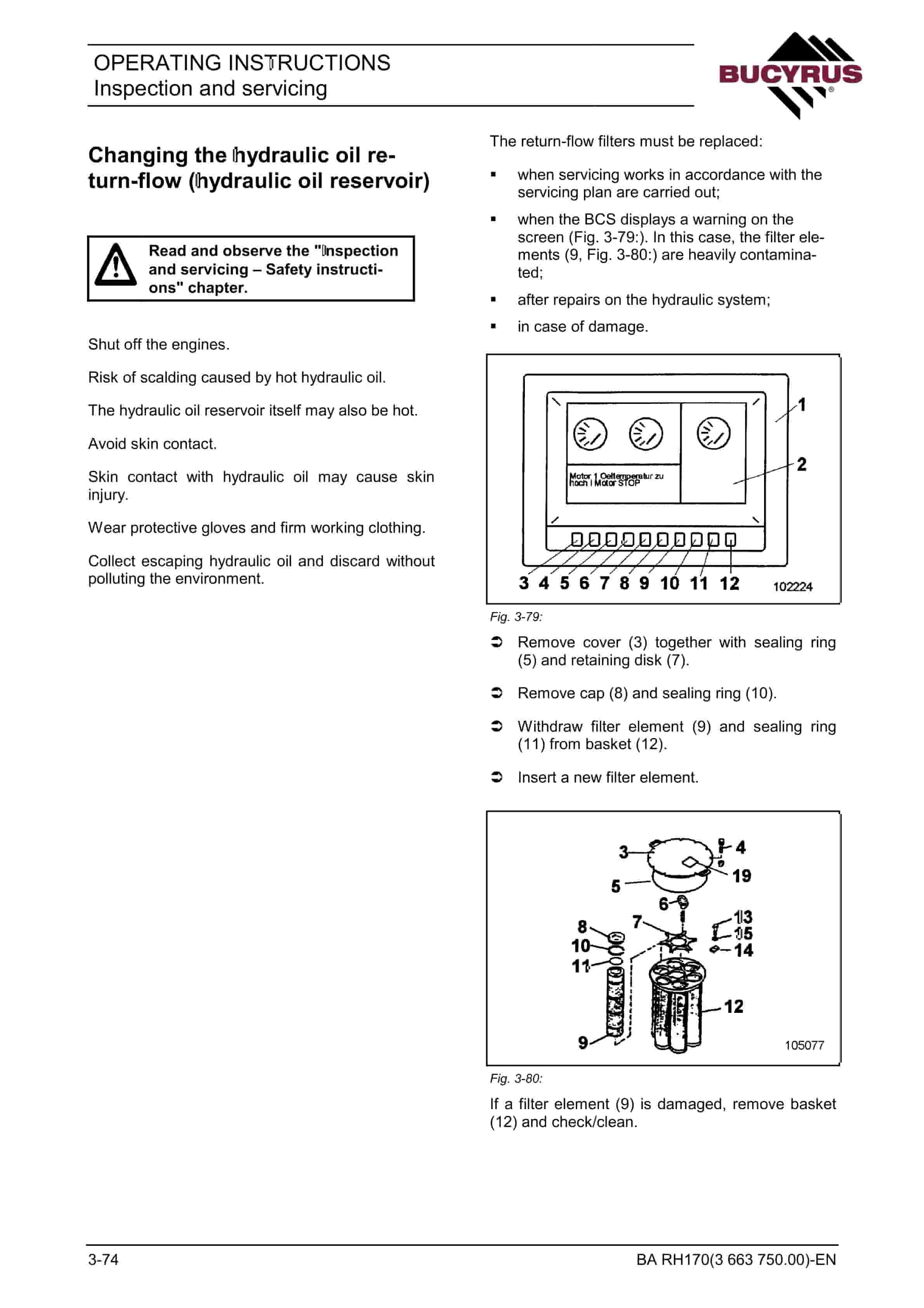 Bucyrus RH170 Hydraulic Excavator Operating Instructions 3663750 3 Bucyrus RH170 Hydraulic Excavator Operating Instructions 3663750 - Image 3