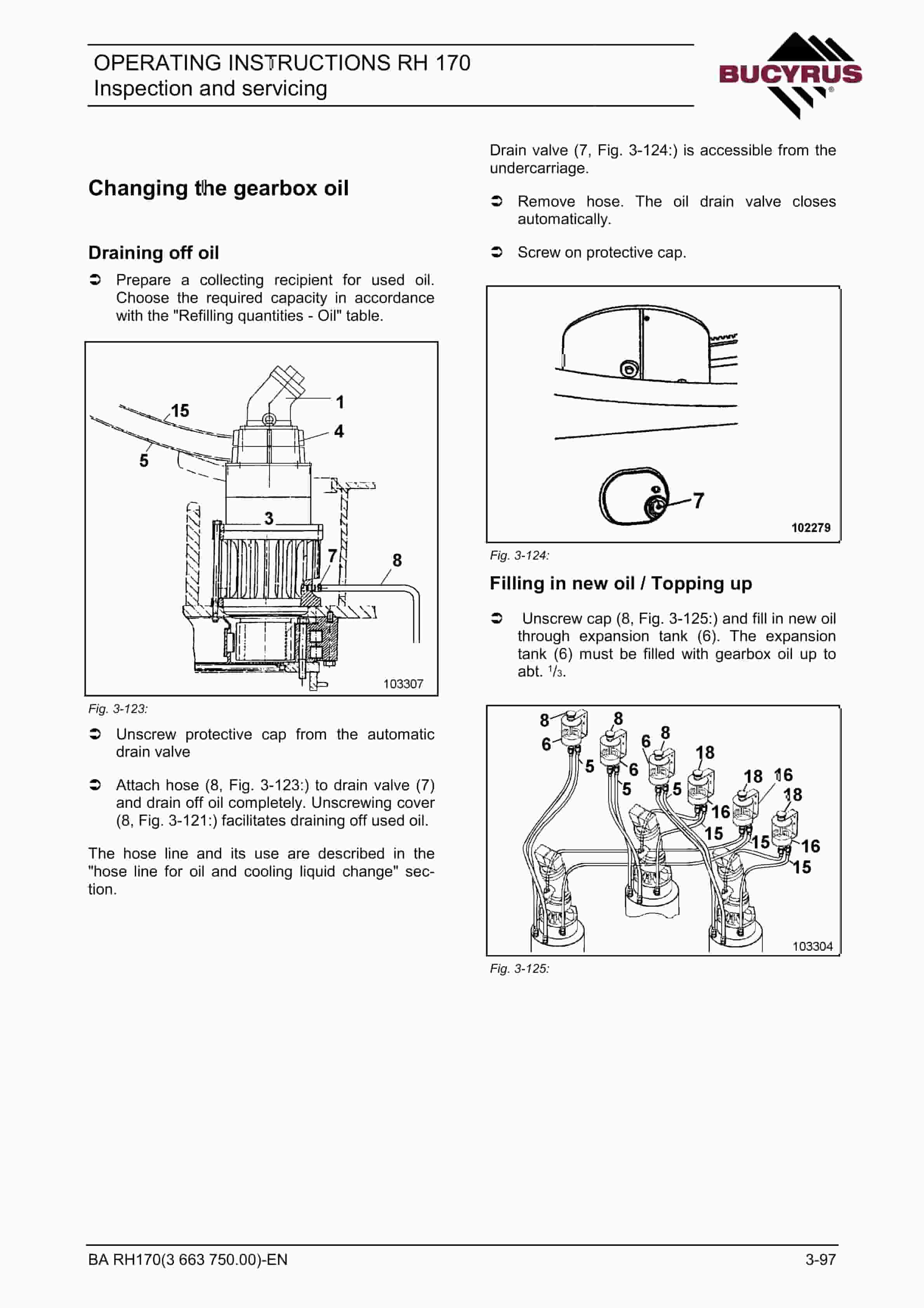 Bucyrus RH170 Hydraulic Excavator Operating Instructions 3663750 4 Bucyrus RH170 Hydraulic Excavator Operating Instructions 3663750 - Image 4