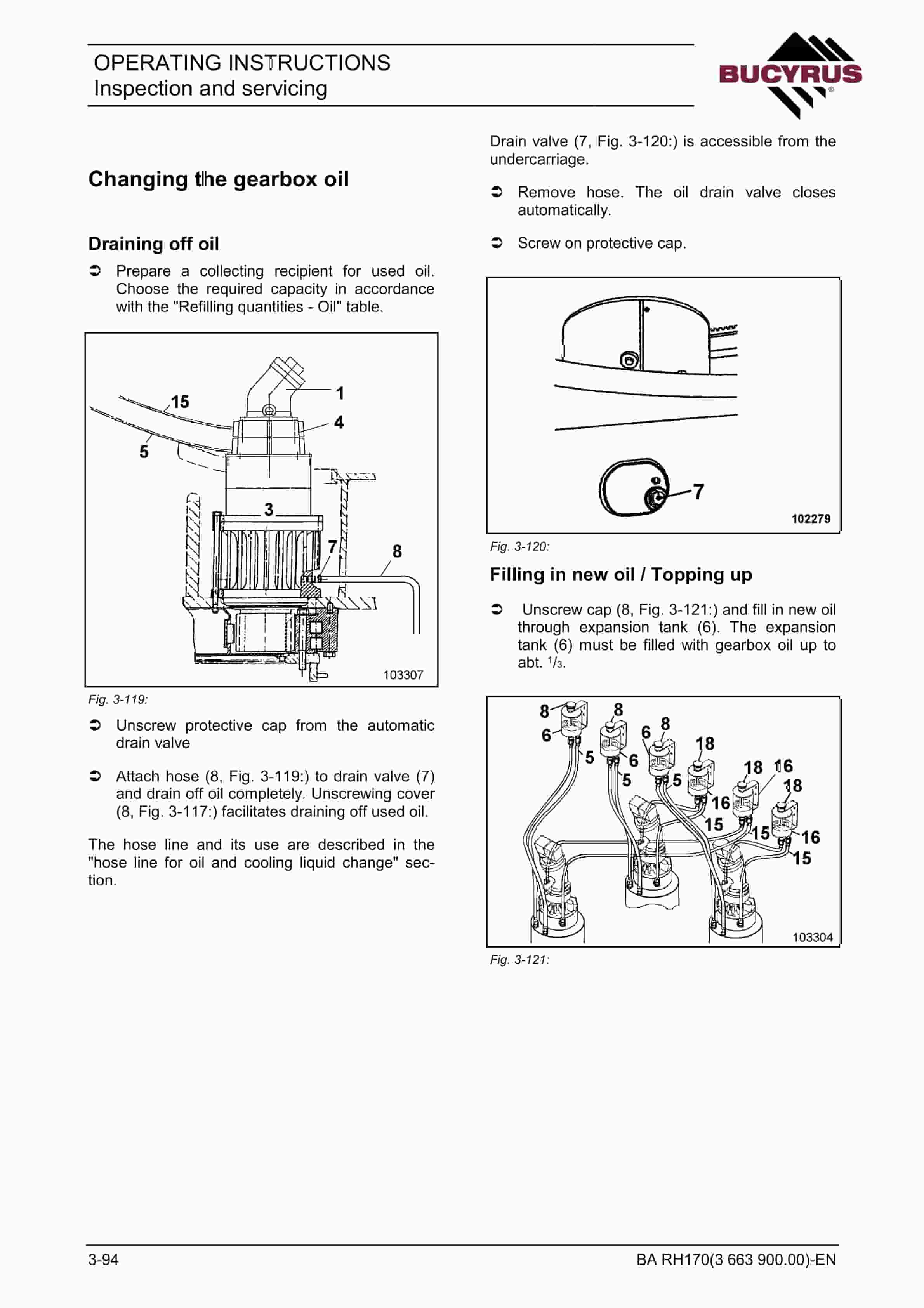 Bucyrus RH170 Hydraulic Excavator Operating Instructions 3663900 4 Bucyrus RH170 Hydraulic Excavator Operating Instructions 3663900 - Image 4