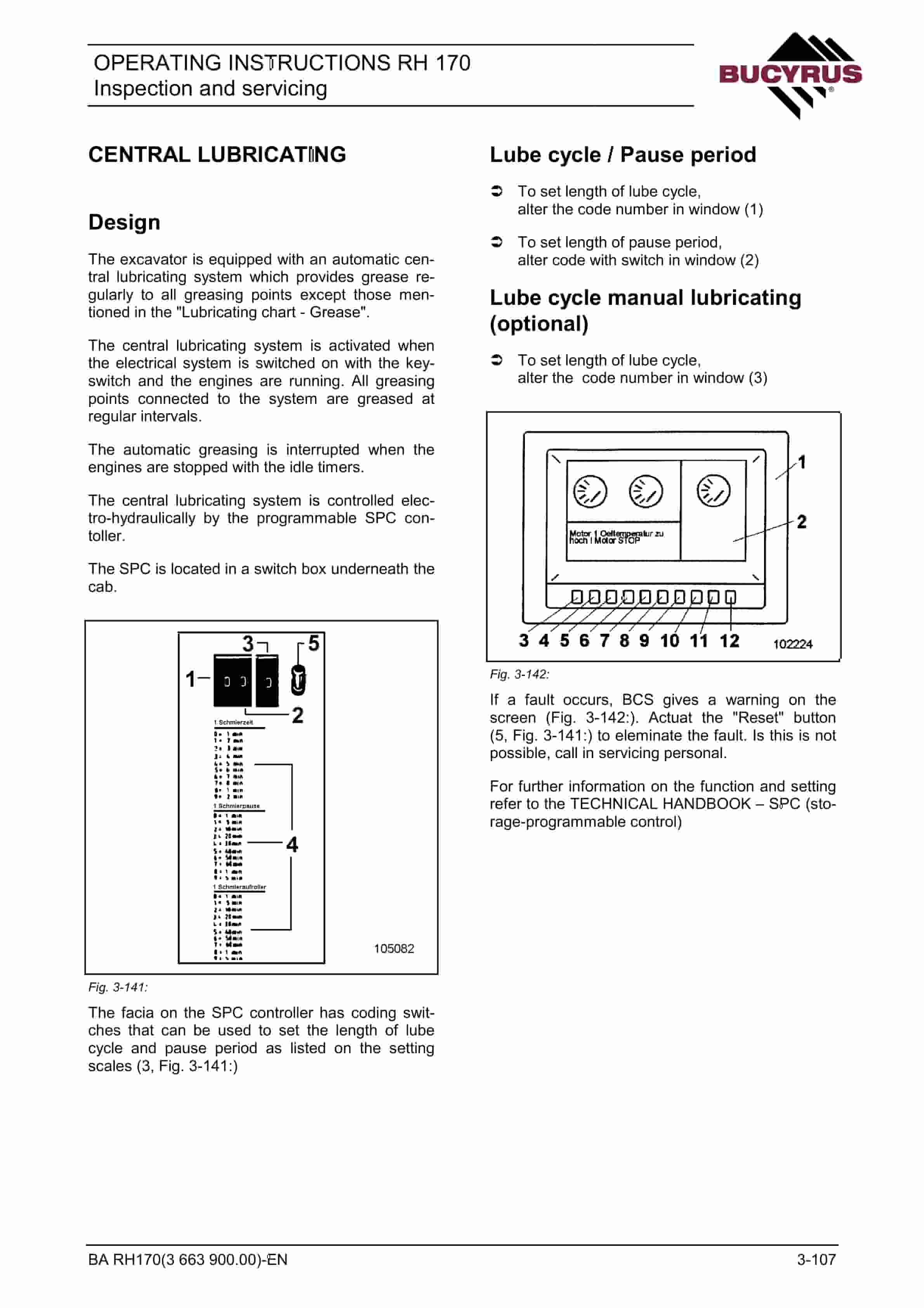 Bucyrus RH170 Hydraulic Excavator Operating Instructions 3663900 5 Bucyrus RH170 Hydraulic Excavator Operating Instructions 3663900 - Image 5