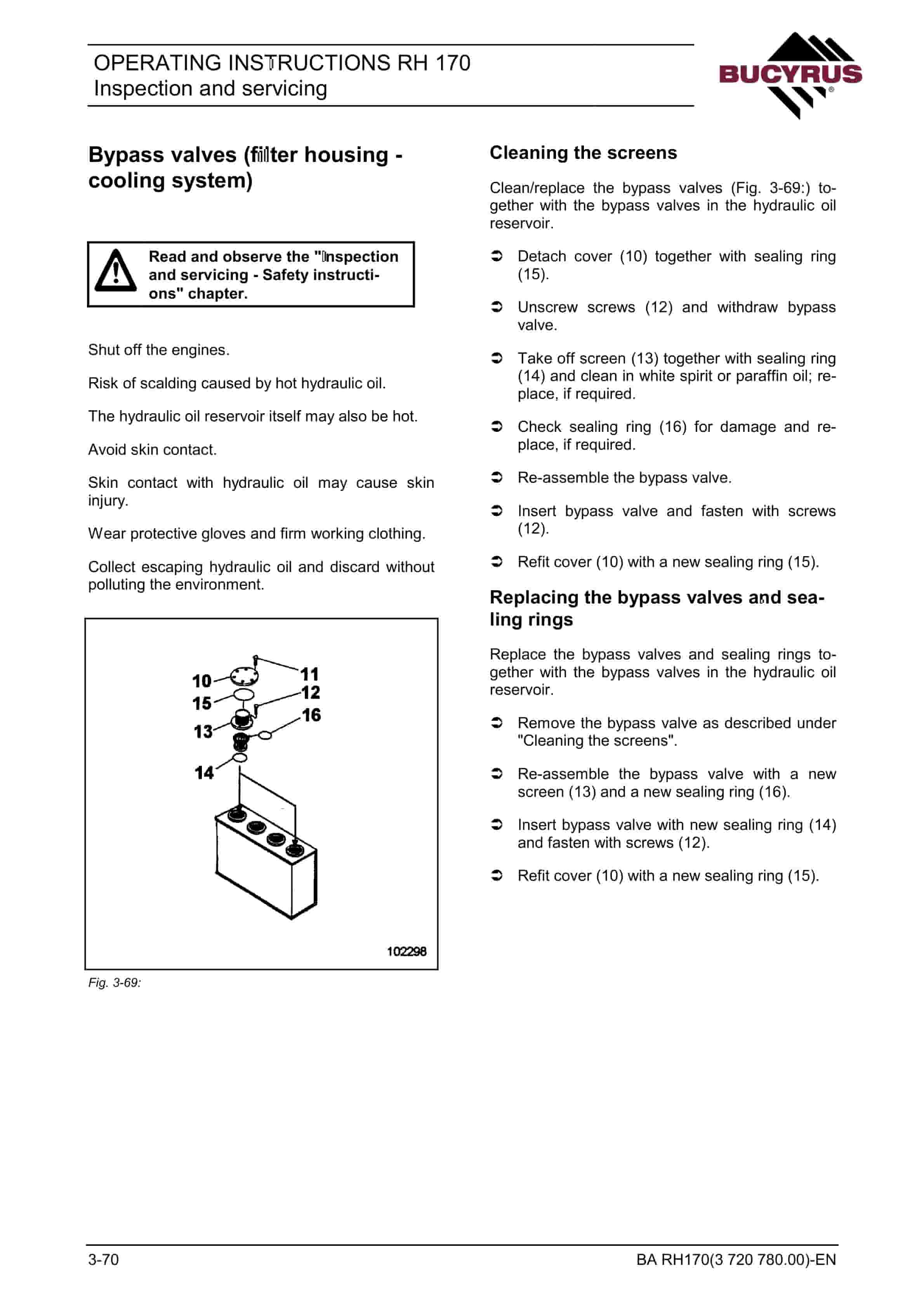 Bucyrus RH170 Hydraulic Excavator Operating Instructions 3720780 3 Bucyrus RH170 Hydraulic Excavator Operating Instructions 3720780 - Image 3