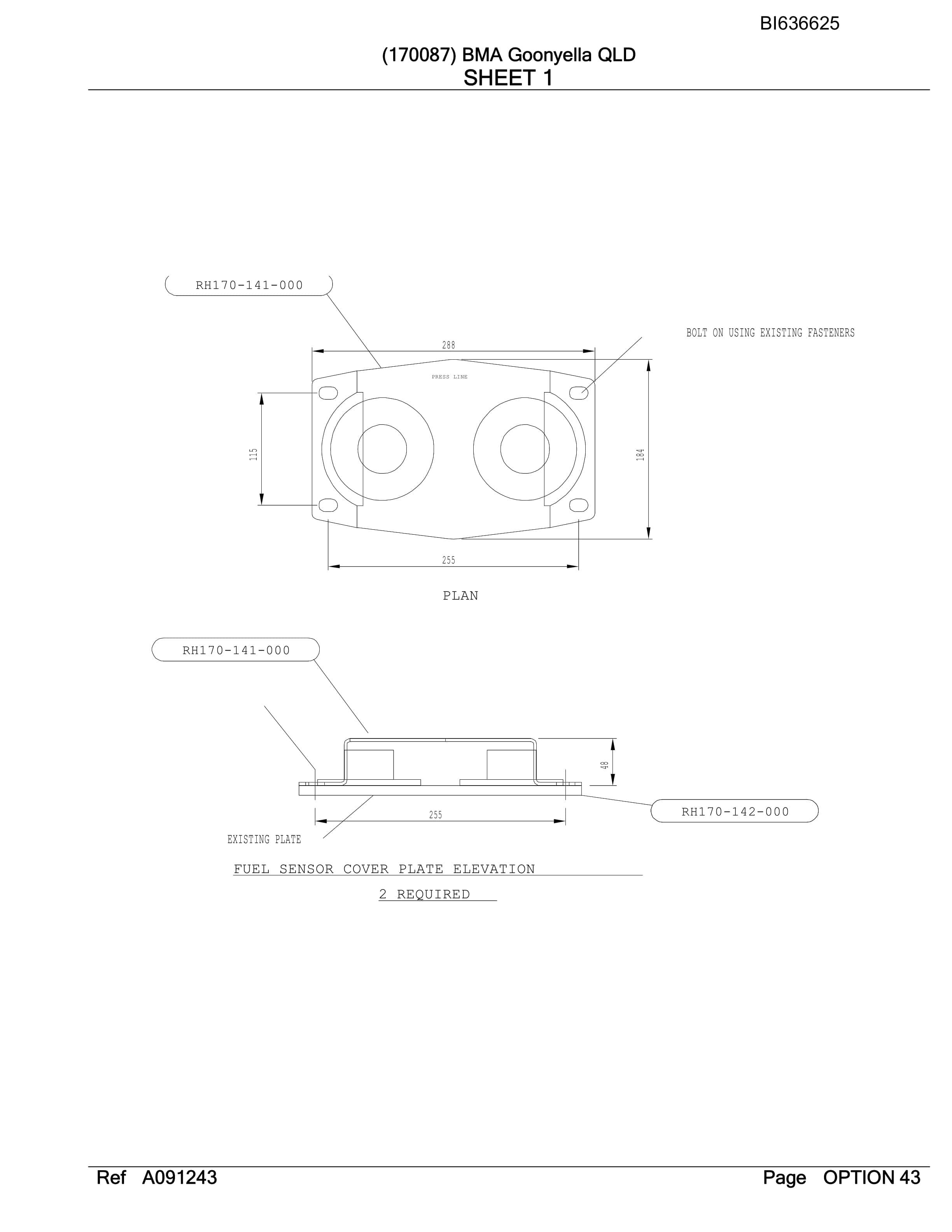 Bucyrus RH170B Hydraulic Excavator Parts Manual BI636625-2