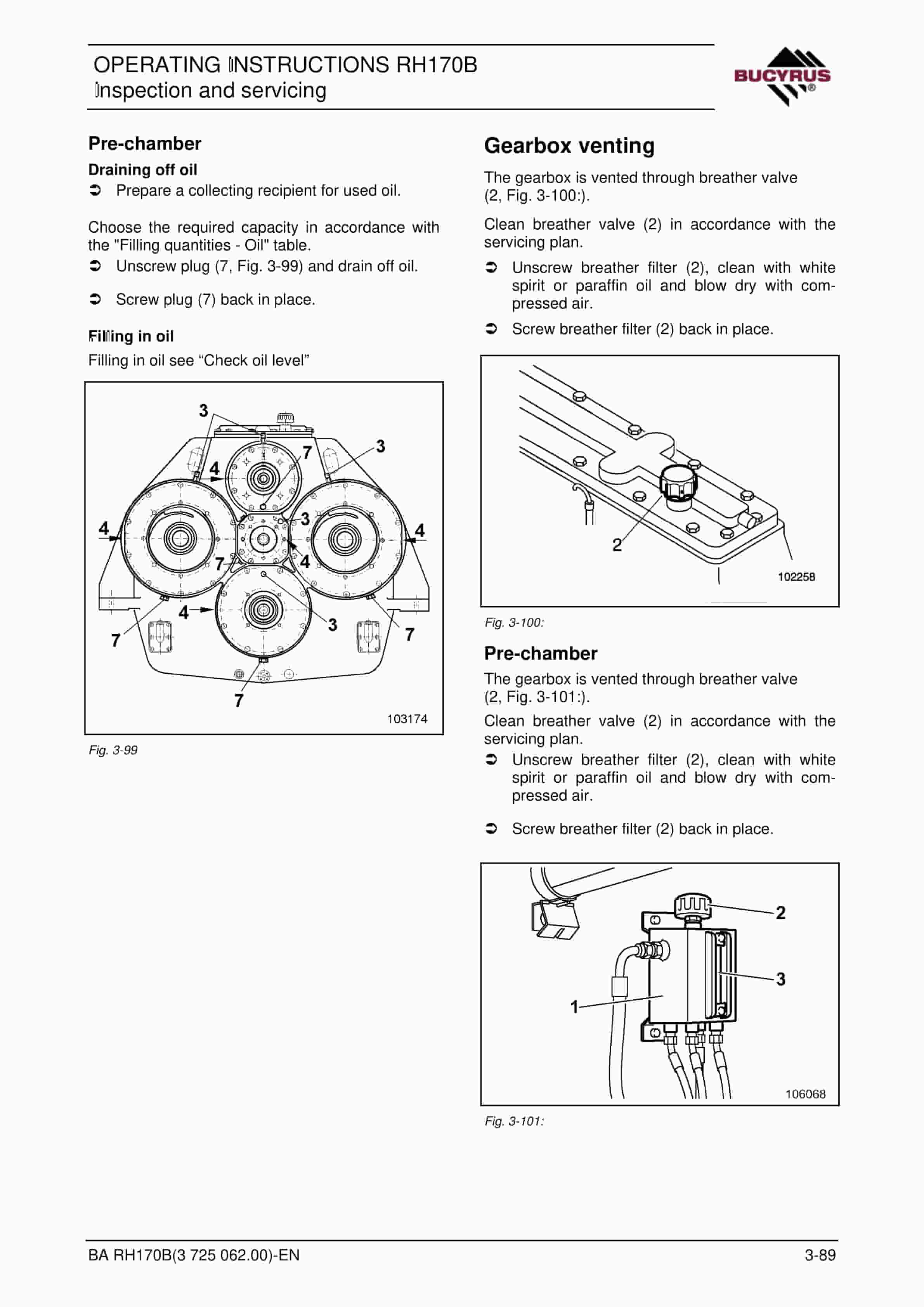 Bucyrus RH170B Hydraulic Shovel Operating Instructions 3725062 3 Bucyrus RH170B Hydraulic Shovel Operating Instructions 3725062 - Image 3