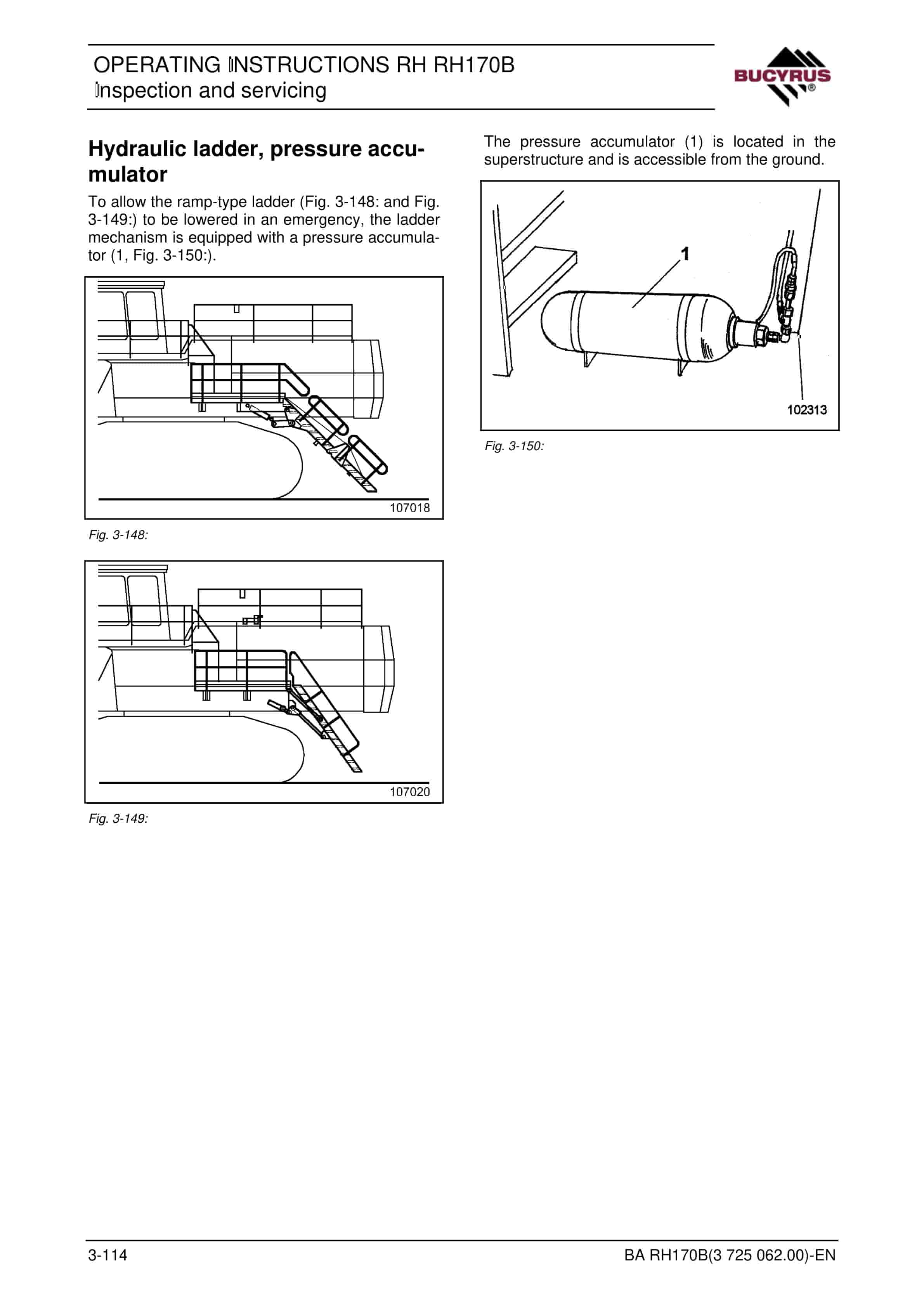 Bucyrus RH170B Hydraulic Shovel Operating Instructions 3725062 4 Bucyrus RH170B Hydraulic Shovel Operating Instructions 3725062 - Image 4