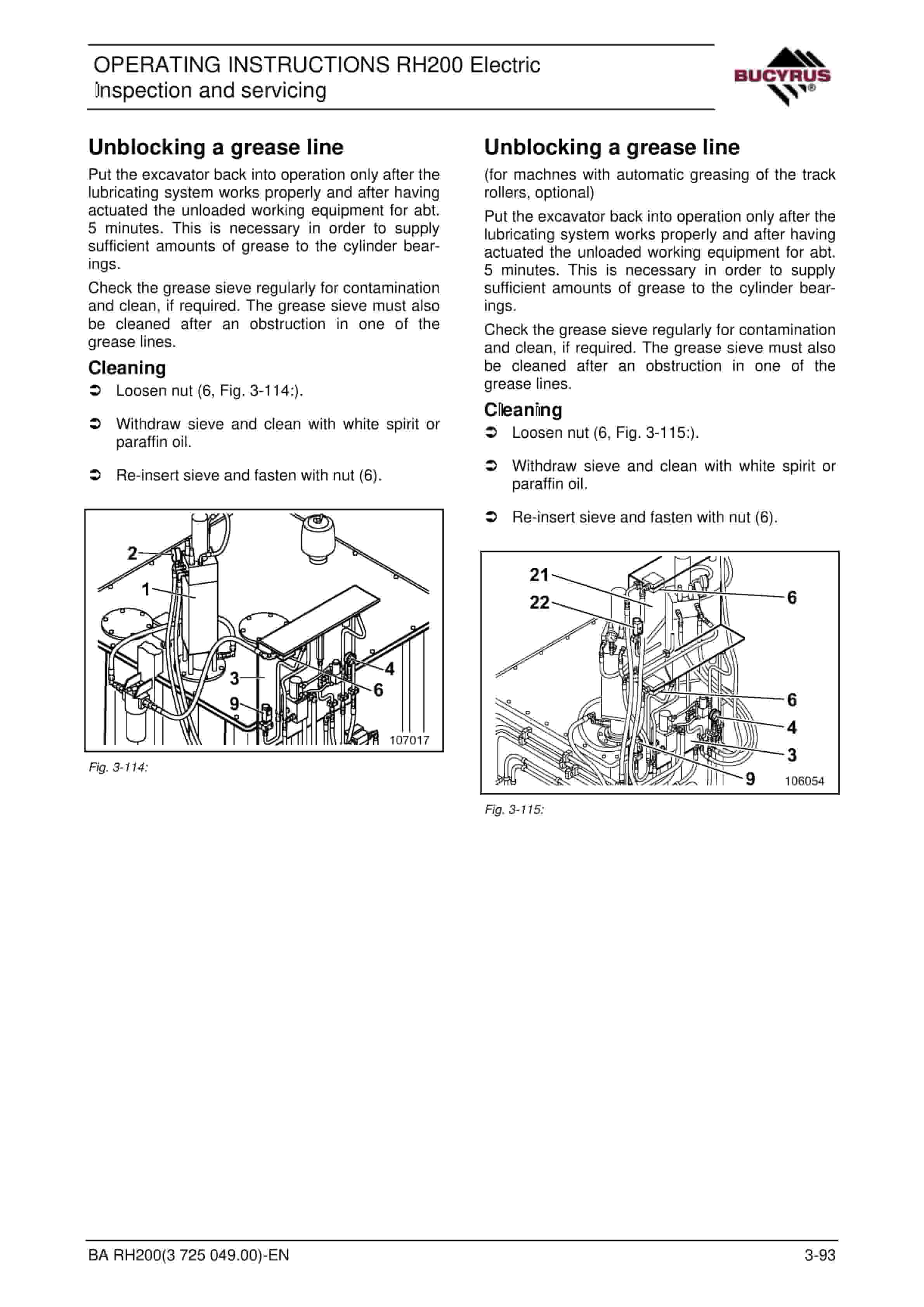 Bucyrus RH200 Electric Hydraulic Excavator Operating Instructions 3725049 5 Bucyrus RH200 Electric Hydraulic Excavator Operating Instructions 3725049 - Image 5