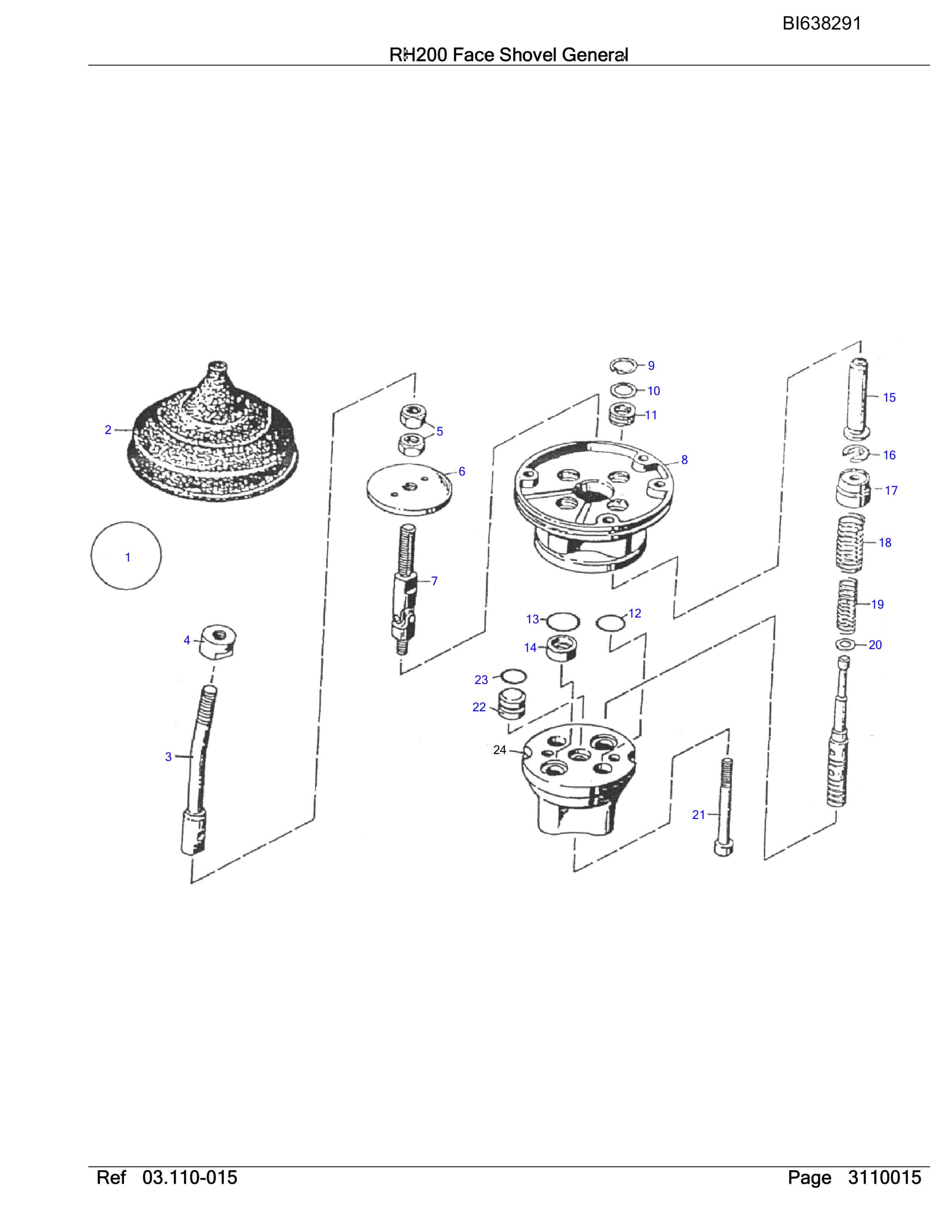 Bucyrus RH200 Face Shovel General Parts Catalog BI638291 4 Bucyrus RH200 Face Shovel General Parts Catalog BI638291 - Image 4