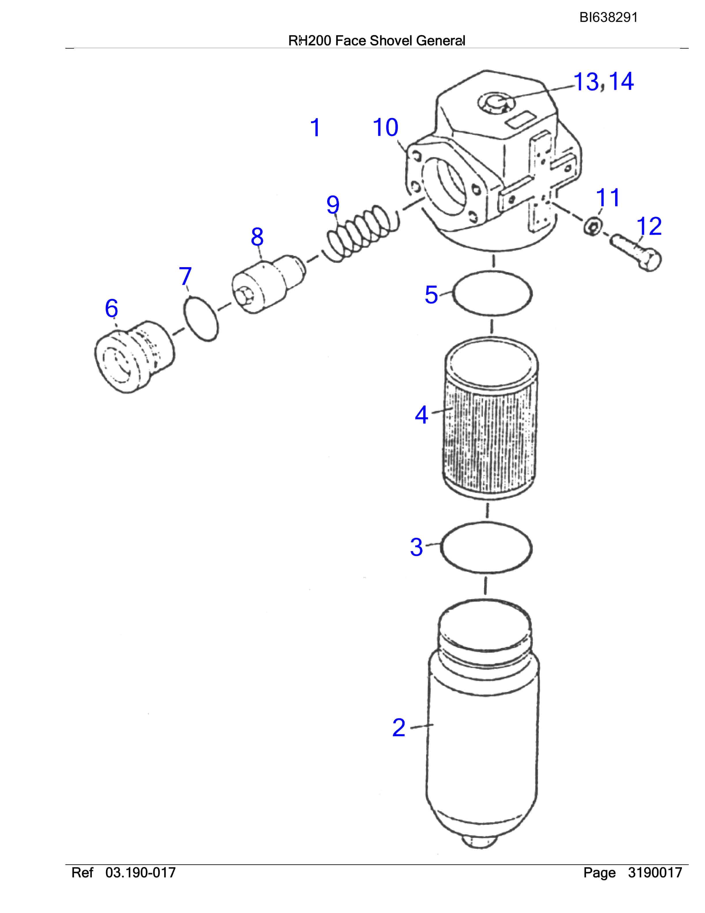 Bucyrus RH200 Face Shovel General Parts Catalog BI638291 5 Bucyrus RH200 Face Shovel General Parts Catalog BI638291 - Image 5