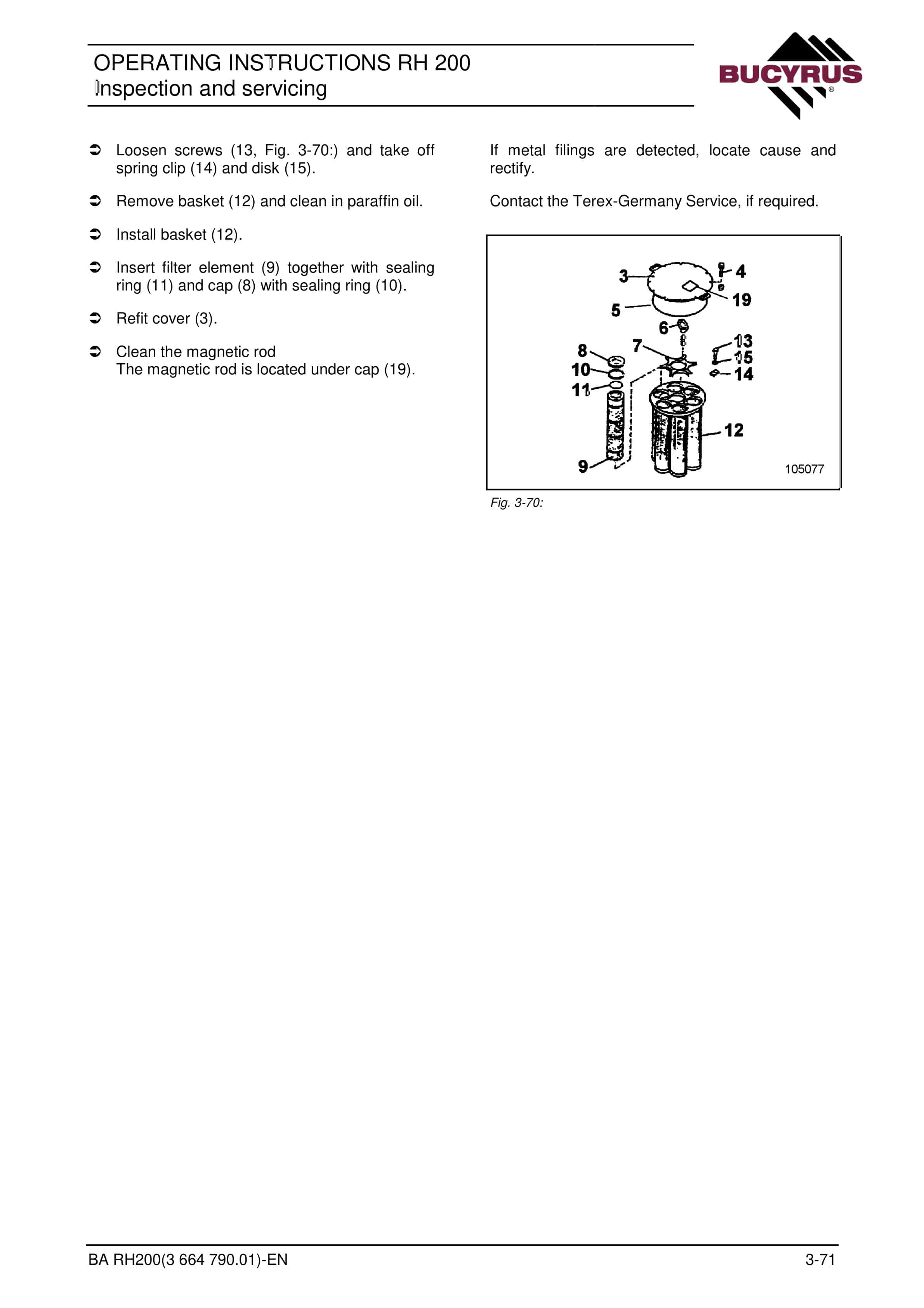 Bucyrus RH200 Hydraulic Excavator Operating Instructions 3664790.01 3 Bucyrus RH200 Hydraulic Excavator Operating Instructions 3664790.01 - Image 3