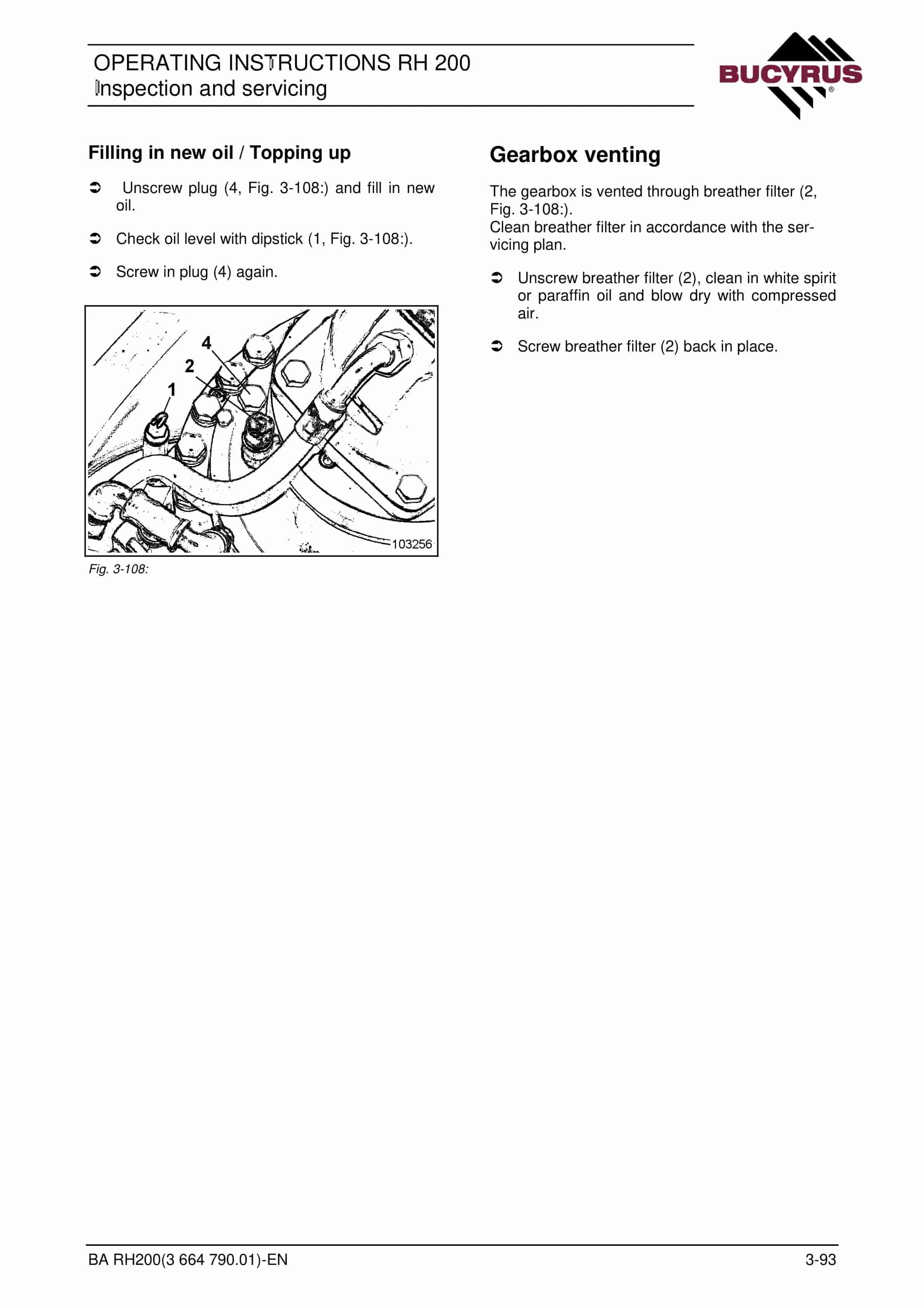 Bucyrus RH200 Hydraulic Excavator Operating Instructions 3664790.01 4 Bucyrus RH200 Hydraulic Excavator Operating Instructions 3664790.01 - Image 4