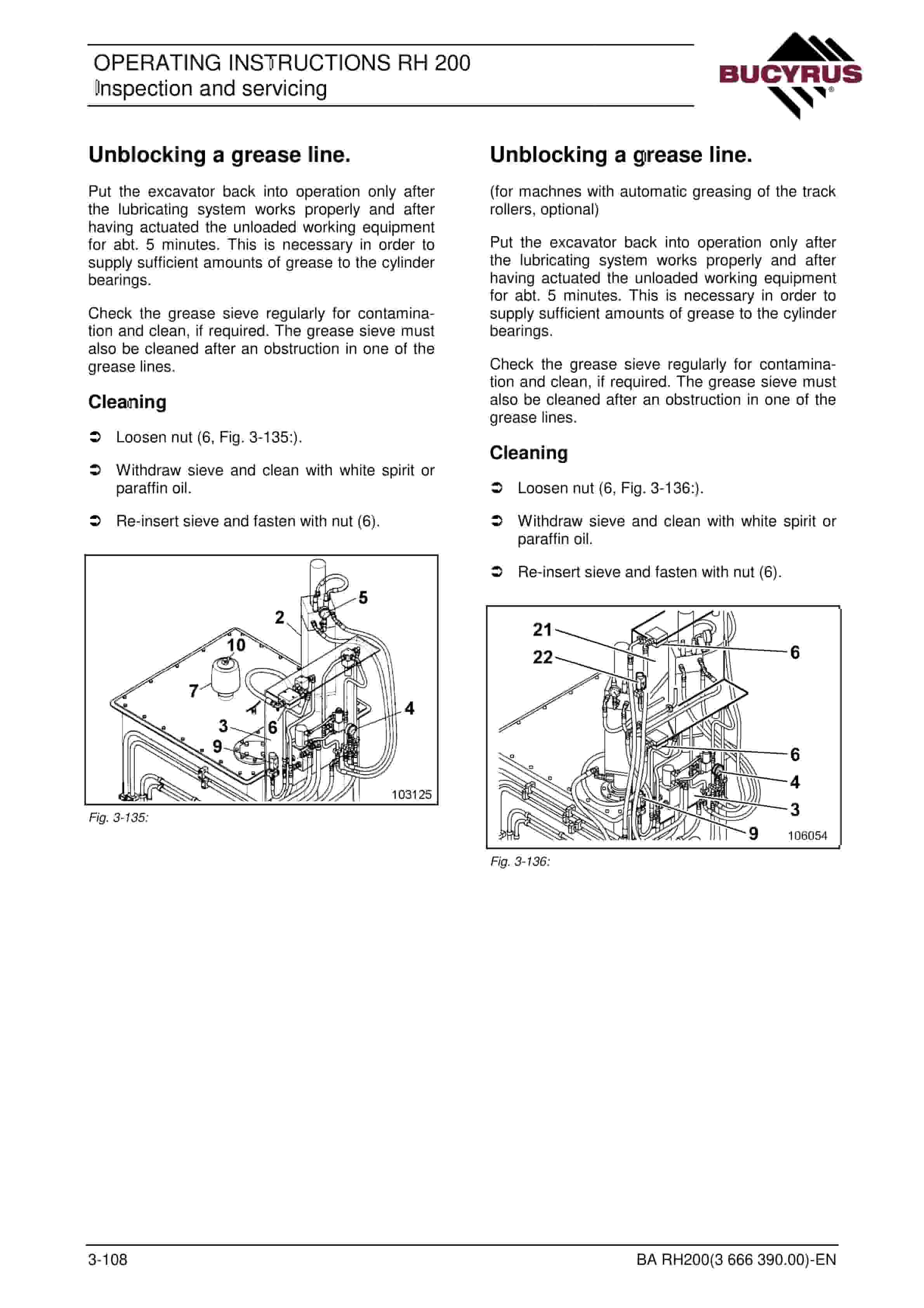 Bucyrus RH200 Hydraulic Excavator Operating Instructions 3666390 5 Bucyrus RH200 Hydraulic Excavator Operating Instructions 3666390 - Image 5