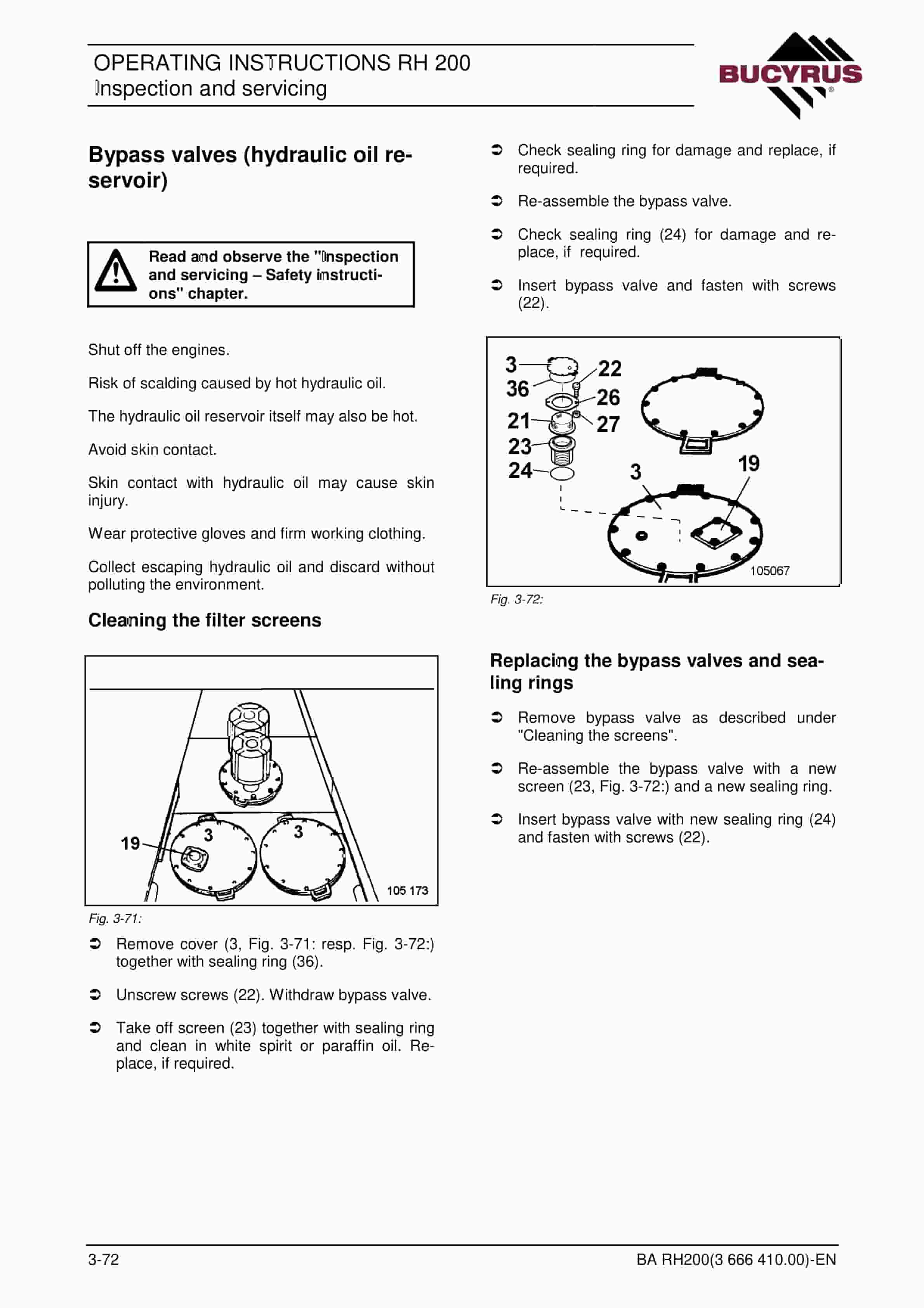 Bucyrus RH200 Hydraulic Excavator Operating Instructions 3666410 3 Bucyrus RH200 Hydraulic Excavator Operating Instructions 3666410 - Image 3