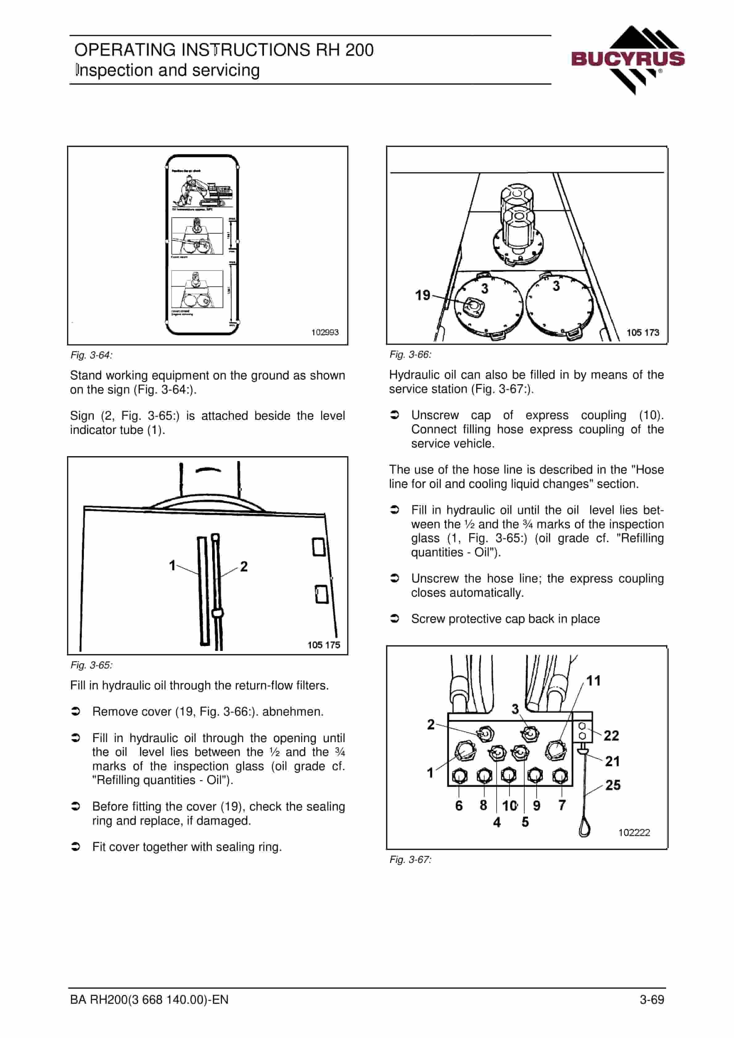 Bucyrus RH200 Hydraulic Excavator Operating Instructions 3668140 3 Bucyrus RH200 Hydraulic Excavator Operating Instructions 3668140 - Image 3