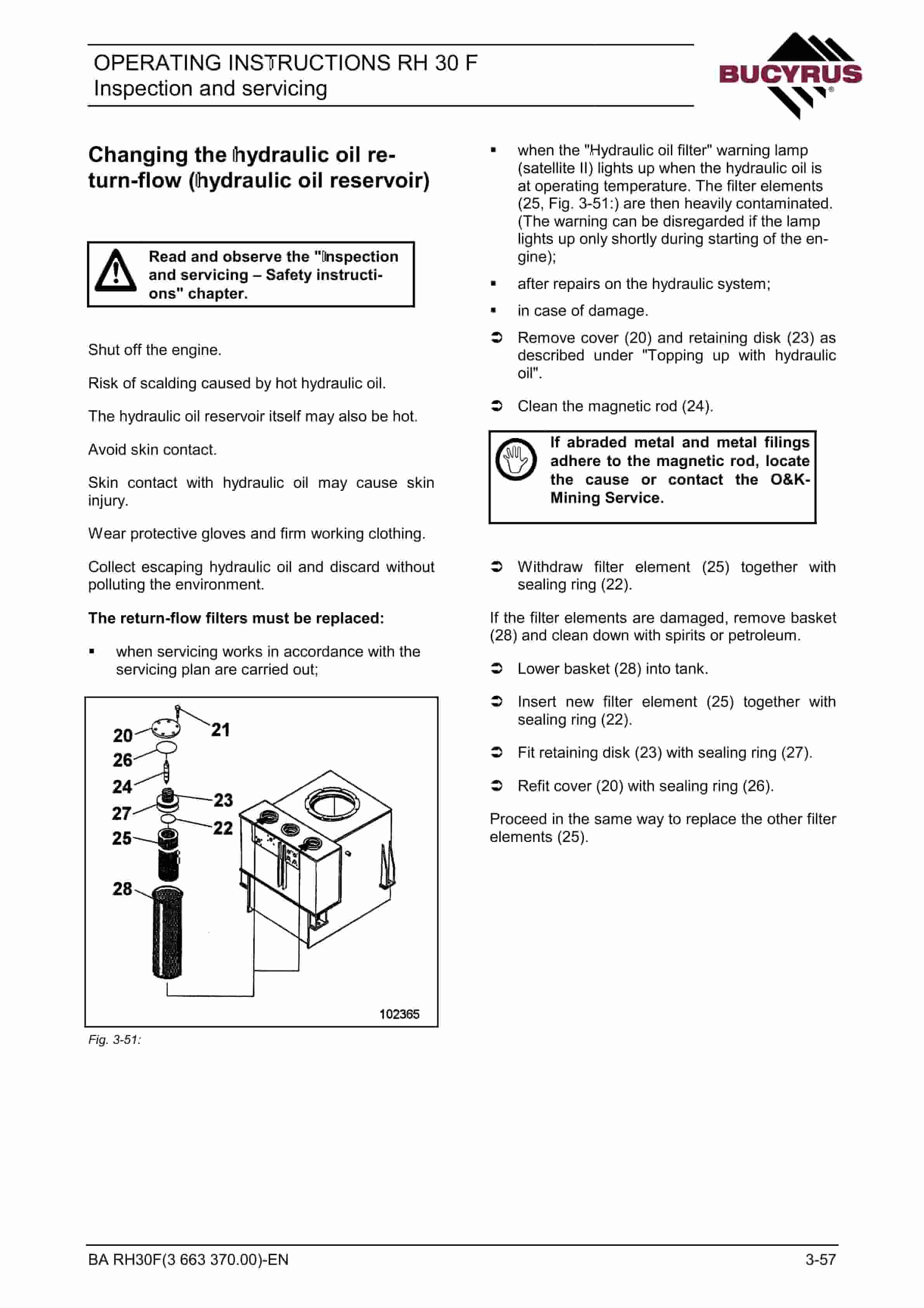 Bucyrus RH30F Hydraulic Excavator Operating Instructions 3663370 3 Bucyrus RH30F Hydraulic Excavator Operating Instructions 3663370 - Image 3