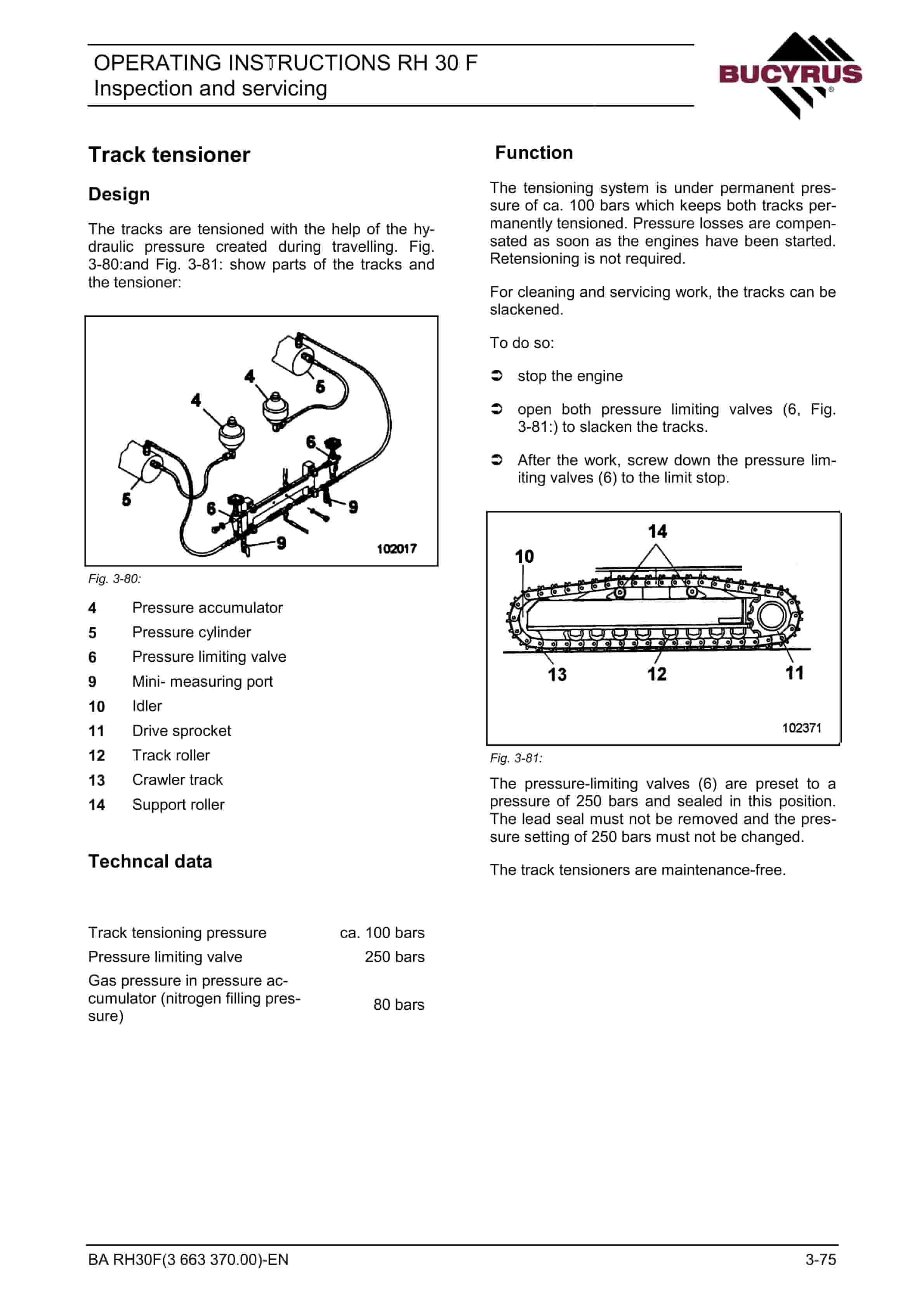 Bucyrus RH30F Hydraulic Excavator Operating Instructions 3663370 4 Bucyrus RH30F Hydraulic Excavator Operating Instructions 3663370 - Image 4