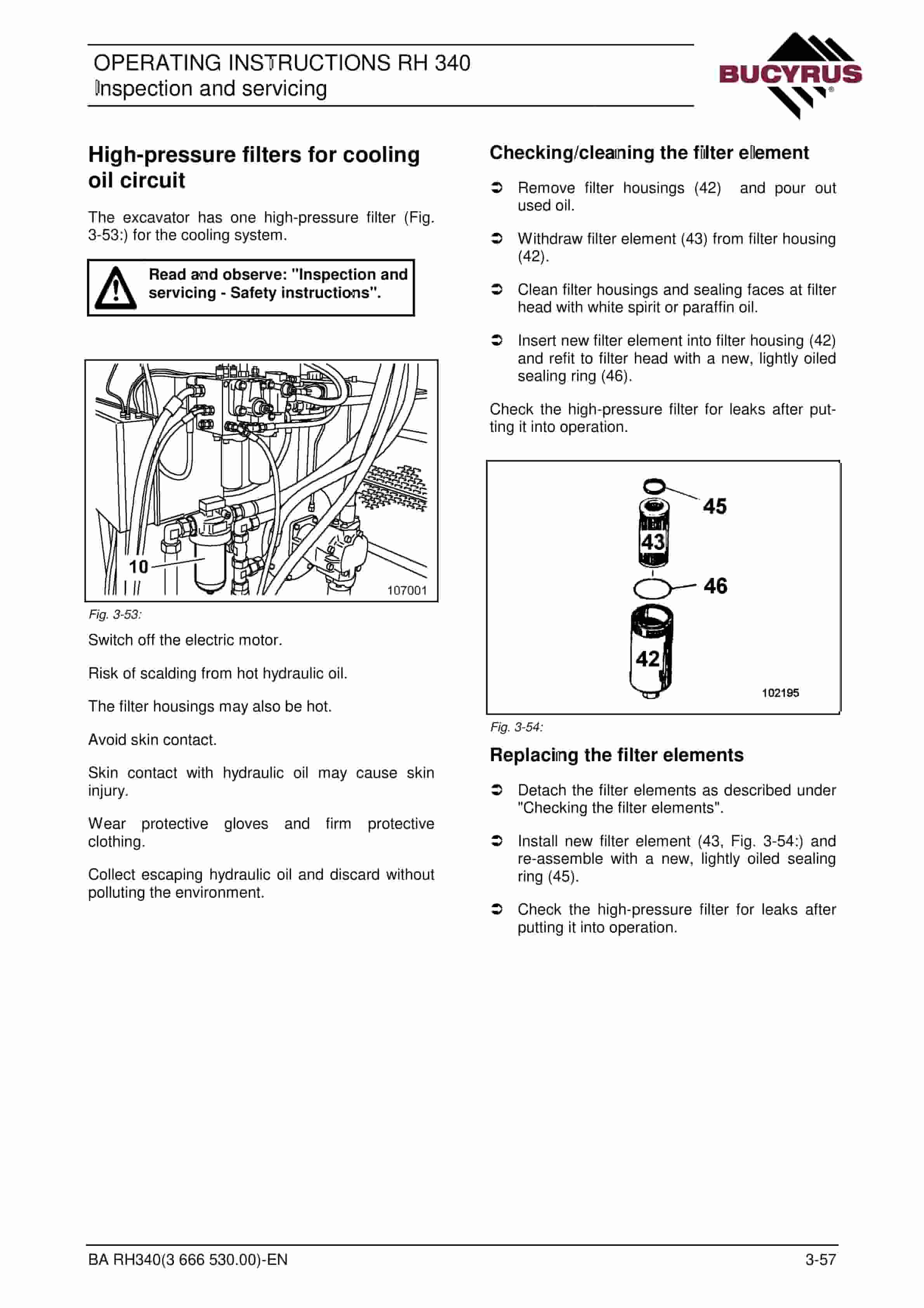 Bucyrus RH340 Hydraulic Excavator Operating Instructions 3666530 3 Bucyrus RH340 Hydraulic Excavator Operating Instructions 3666530 - Image 3