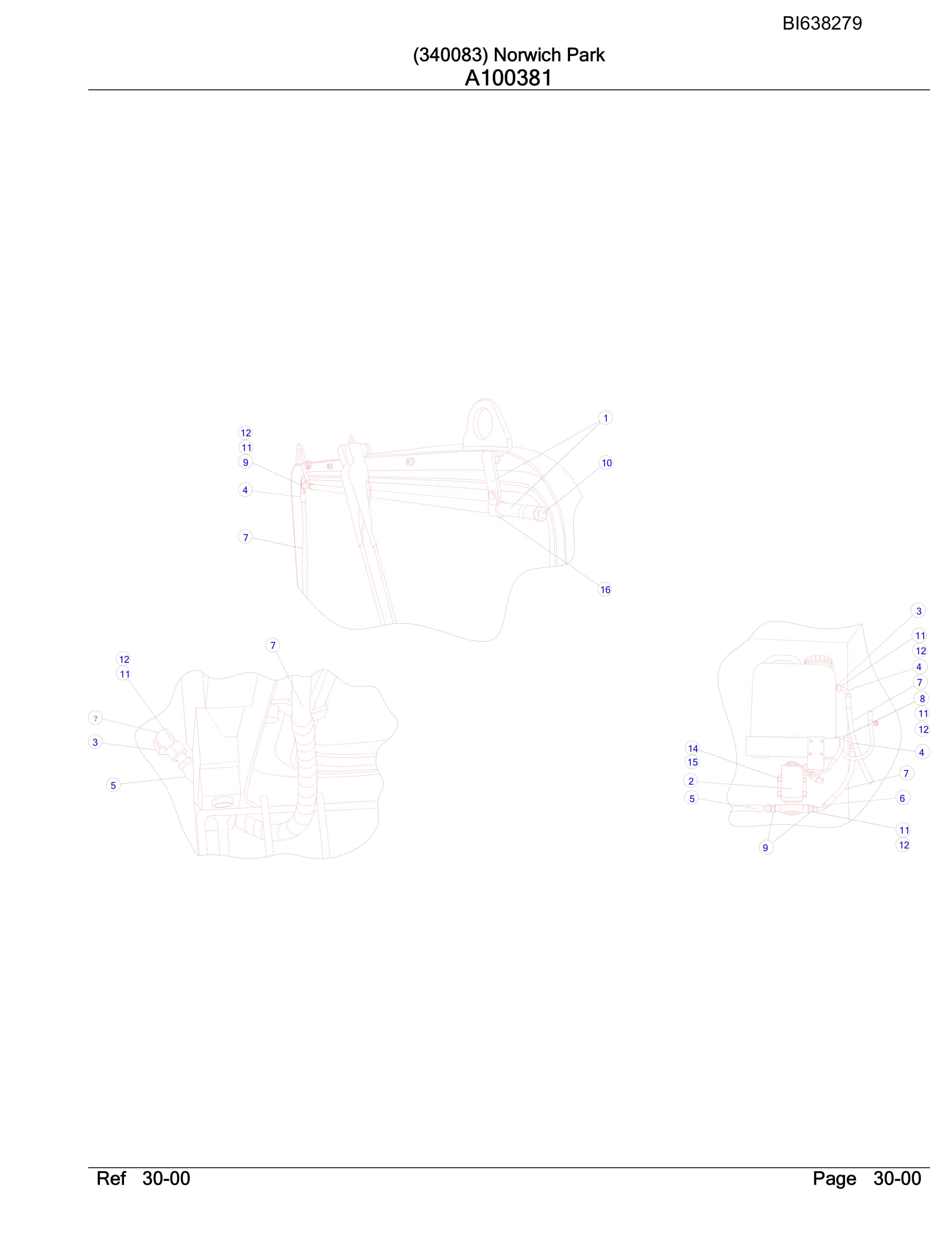 Bucyrus RH340B Hydraulic Excavator Parts Catalog BI638279 5 Bucyrus RH340B Hydraulic Excavator Parts Catalog BI638279 - Image 5