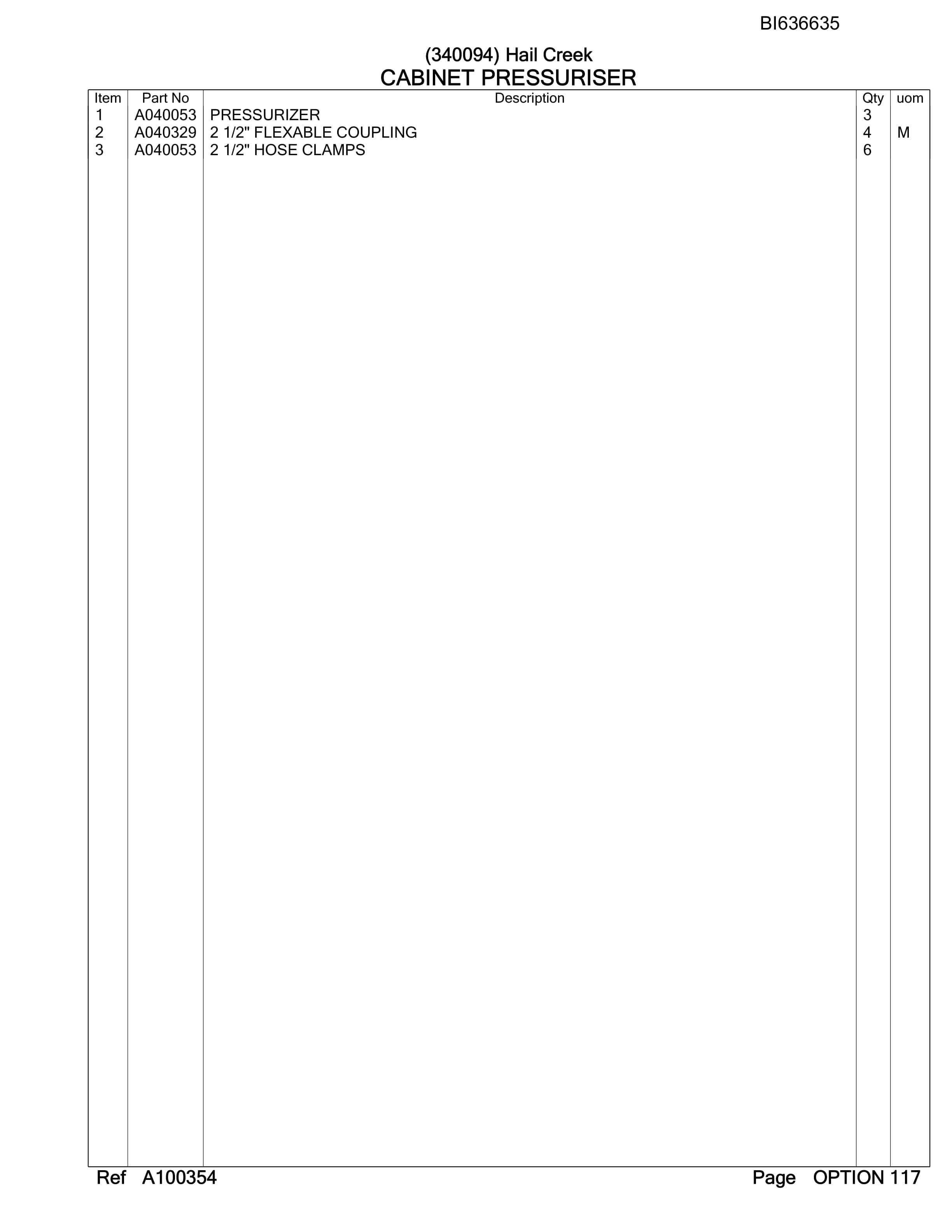 Bucyrus RH340B Hydraulic Excavator Parts Manual BI636635-3