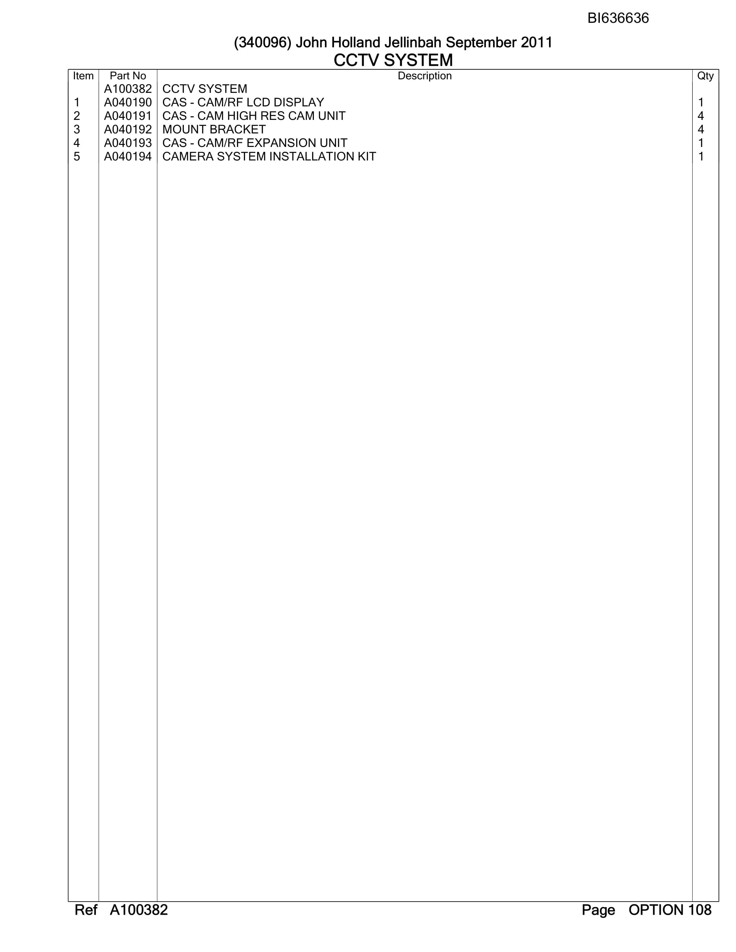 Bucyrus RH340B Hydraulic Excavator Parts Manual BI636636-5