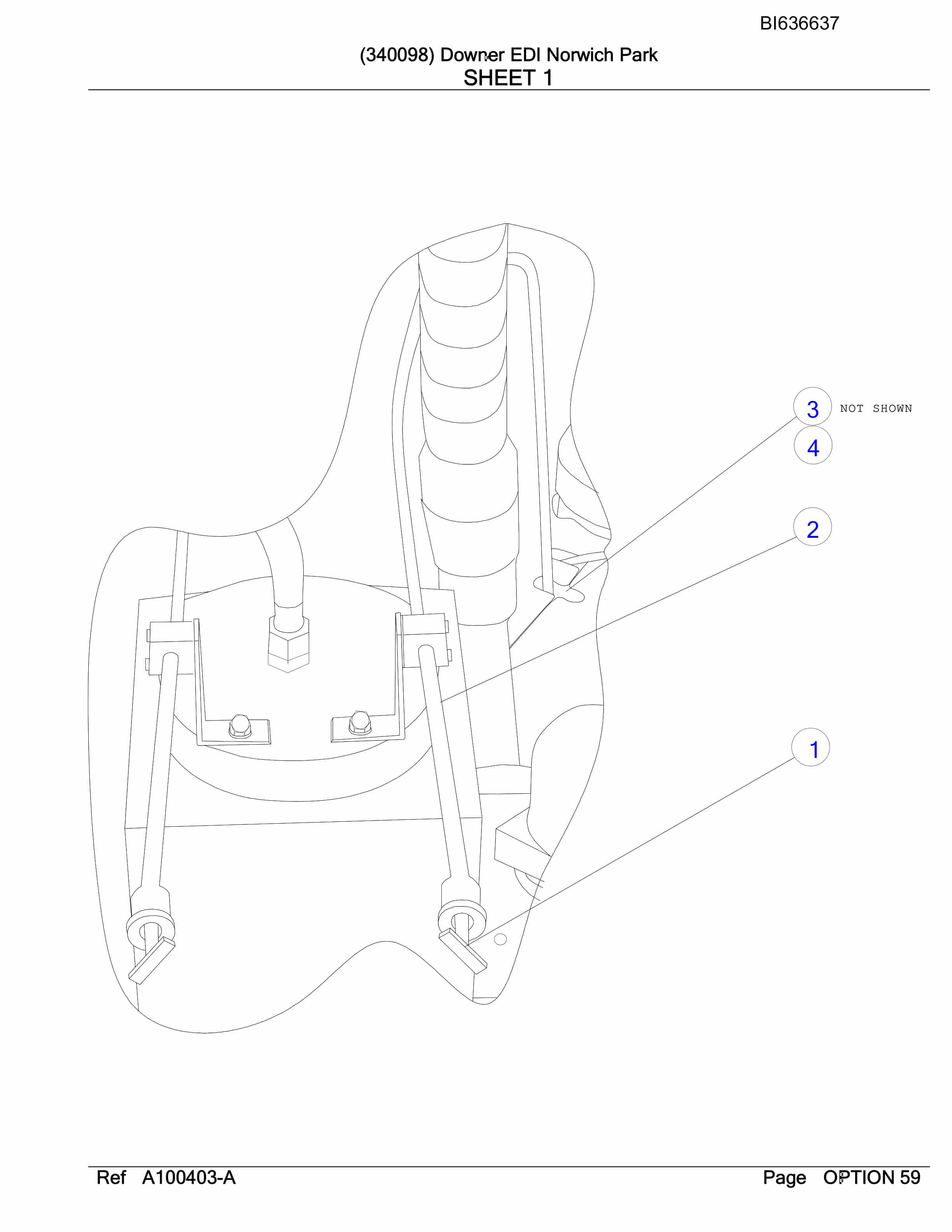 Bucyrus RH340B Hydraulic Excavator Parts Manual BI636637-3
