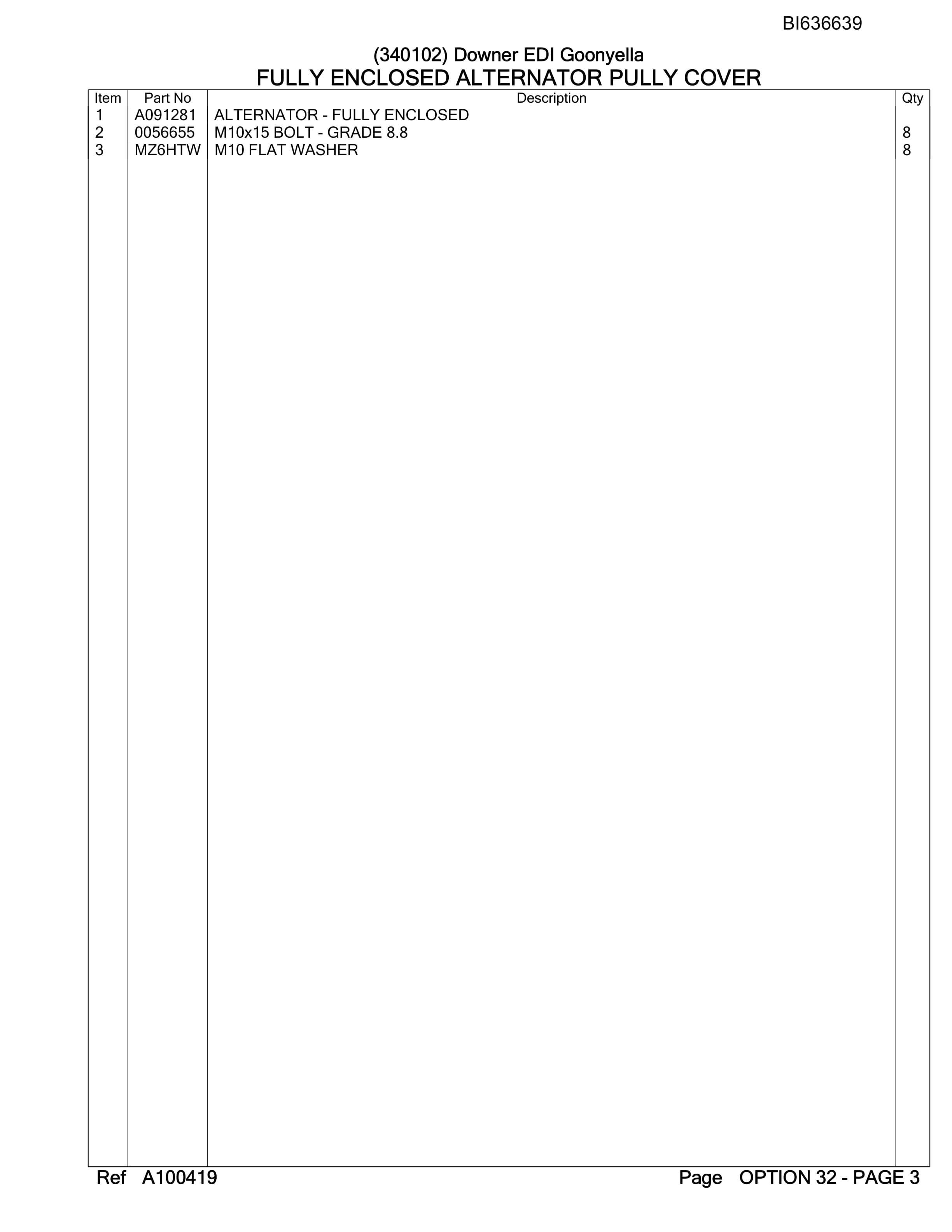 Bucyrus RH340B Hydraulic Excavator Parts Manual BI636639-2