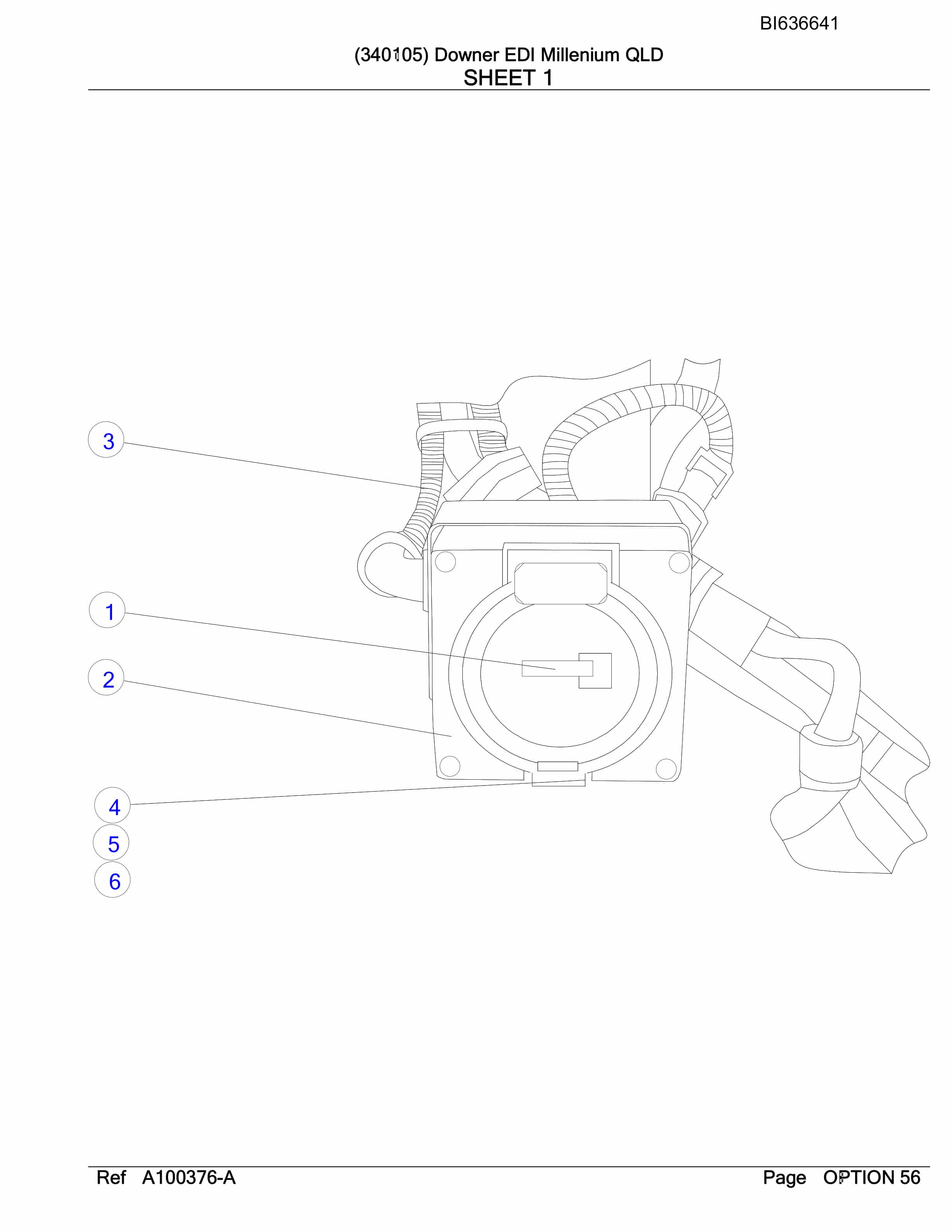 Bucyrus RH340B Hydraulic Excavator Parts Manual BI636641-3