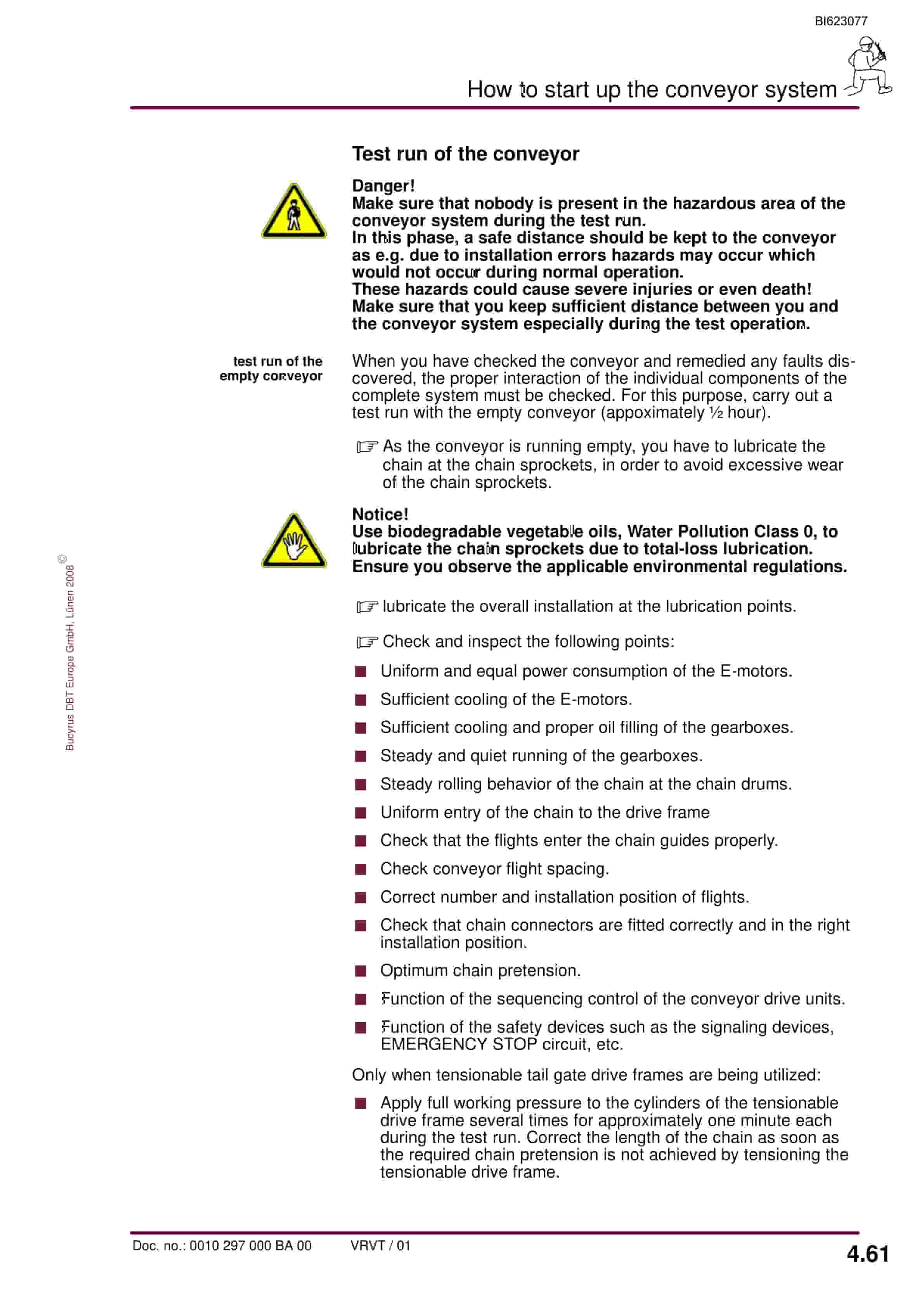 Bucyrus RHH-AFC PF 3-822 Operating Manual BI623077-3