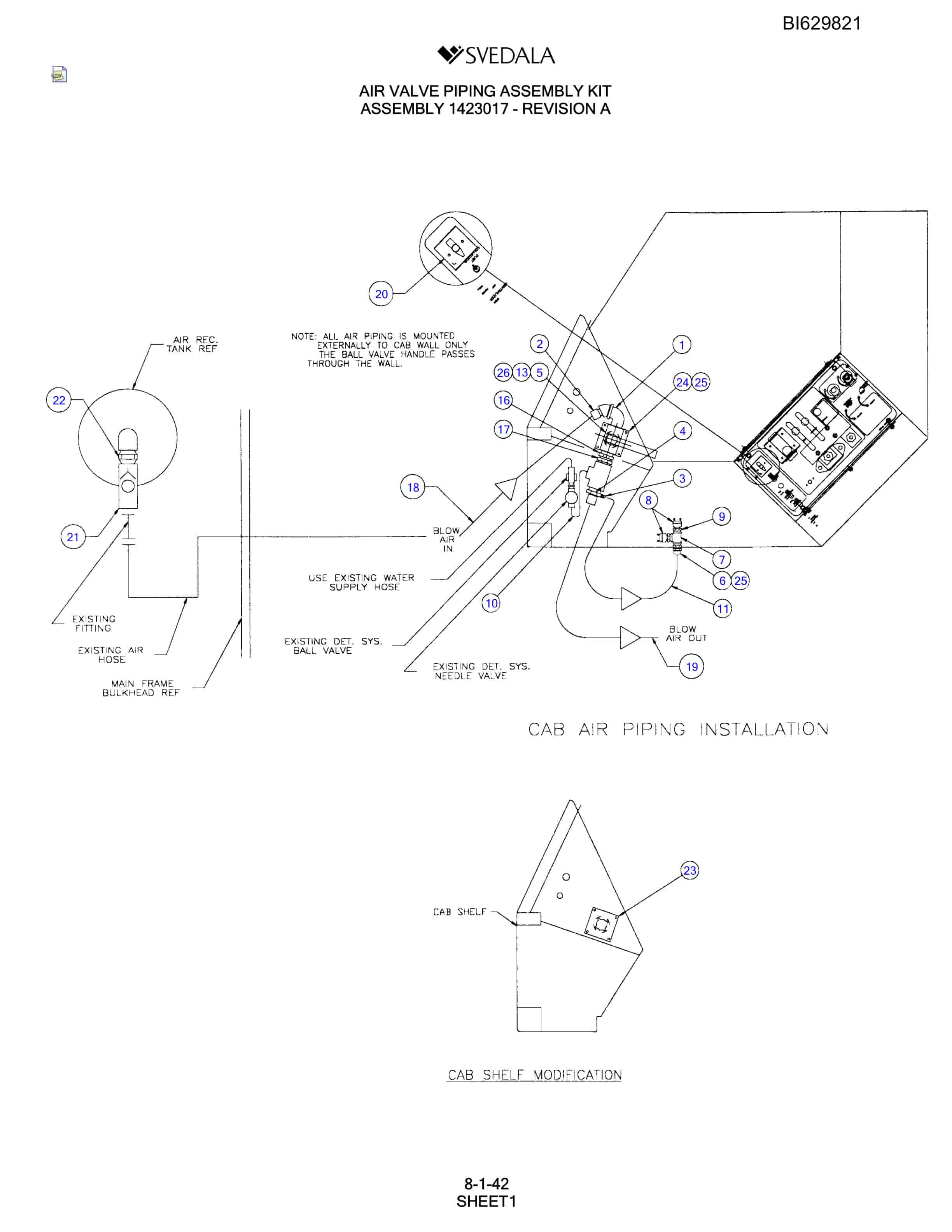 Bucyrus SCH5000 Parts Catalog BI629821-5