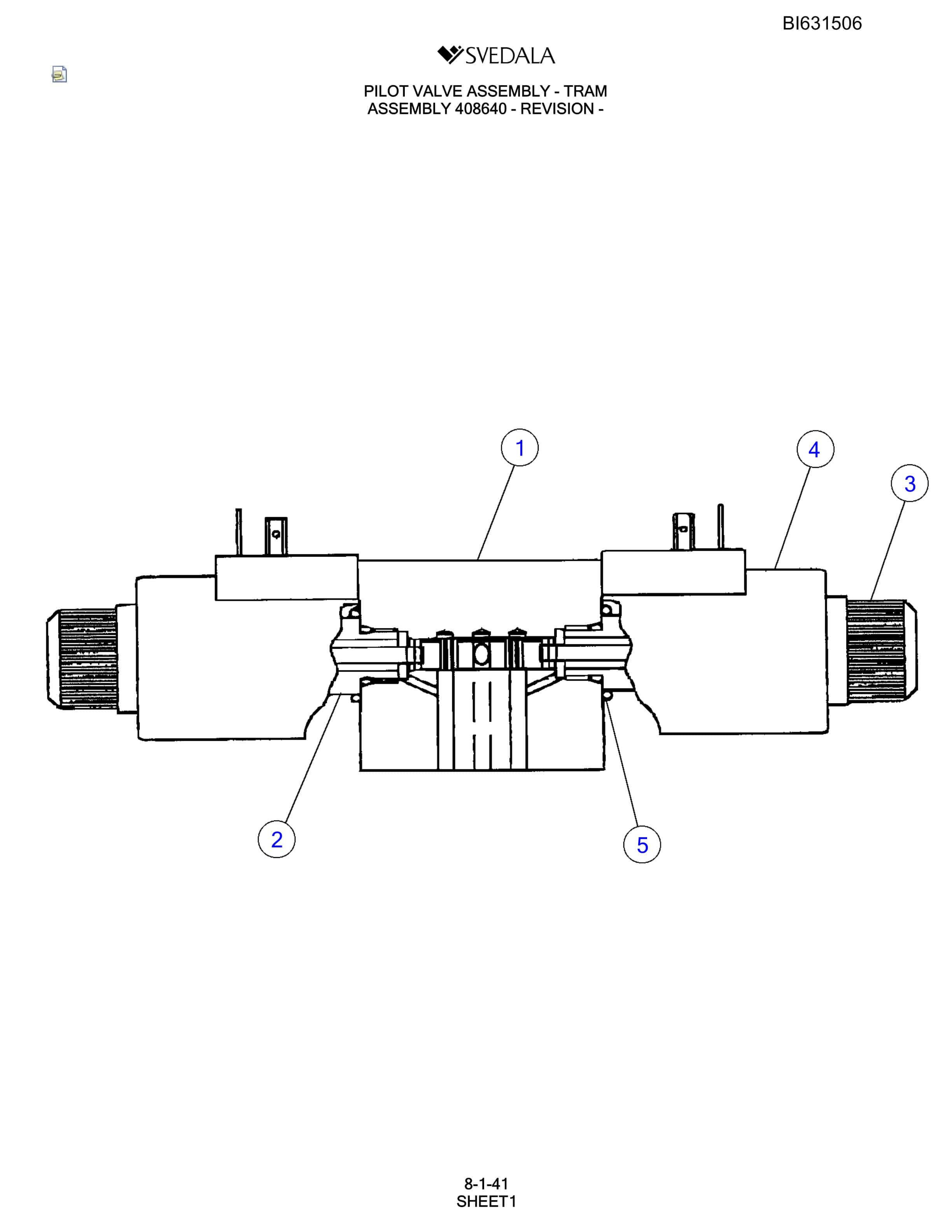 Bucyrus SCH5000 Parts Catalog BI631506-5