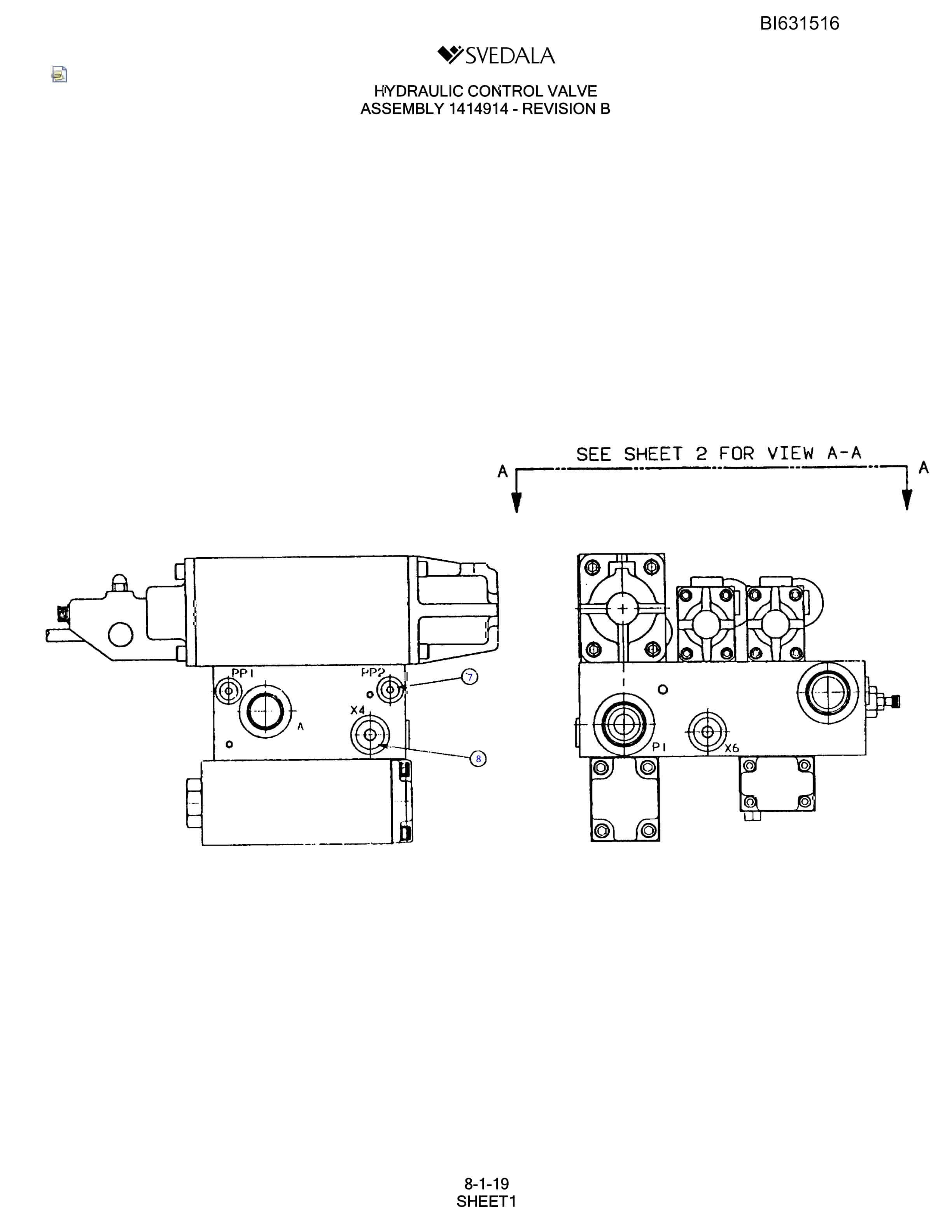 Bucyrus SCH5000 Parts Catalog BI631516-3