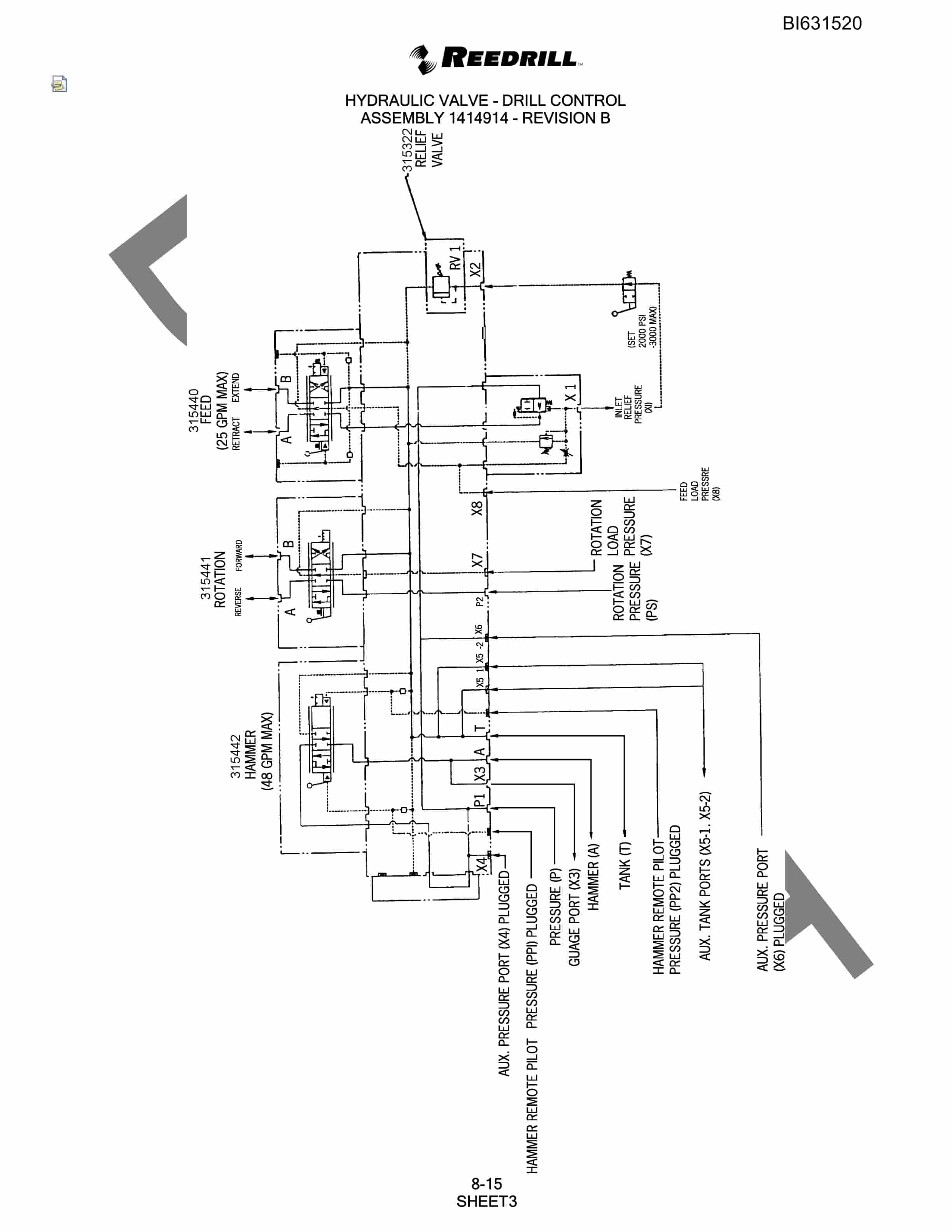 Bucyrus SCH5000 Parts Catalog BI631520-3