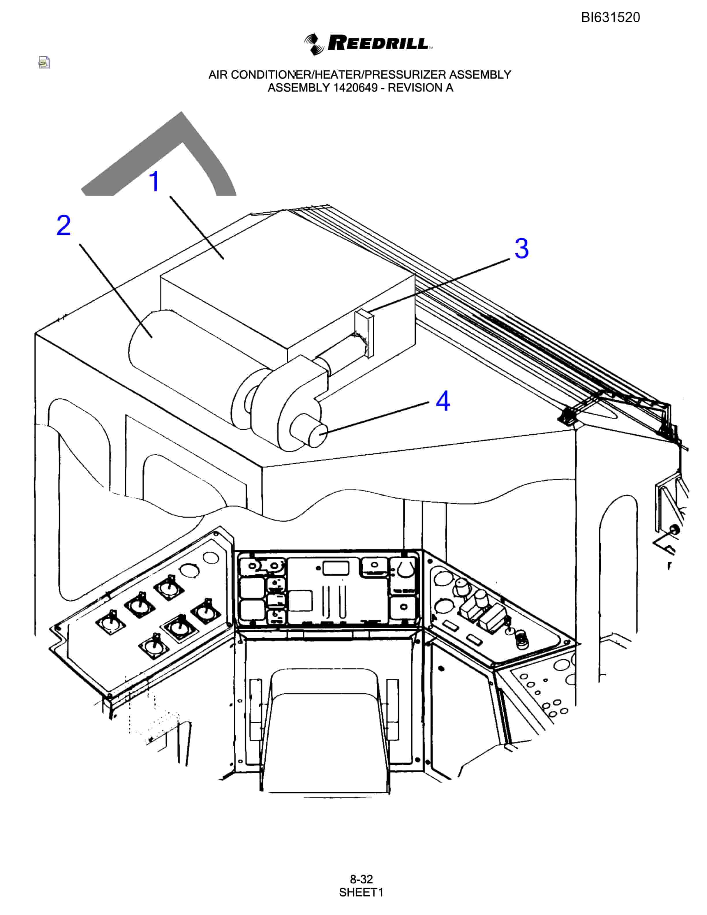 Bucyrus SCH5000 Parts Catalog BI631520-4
