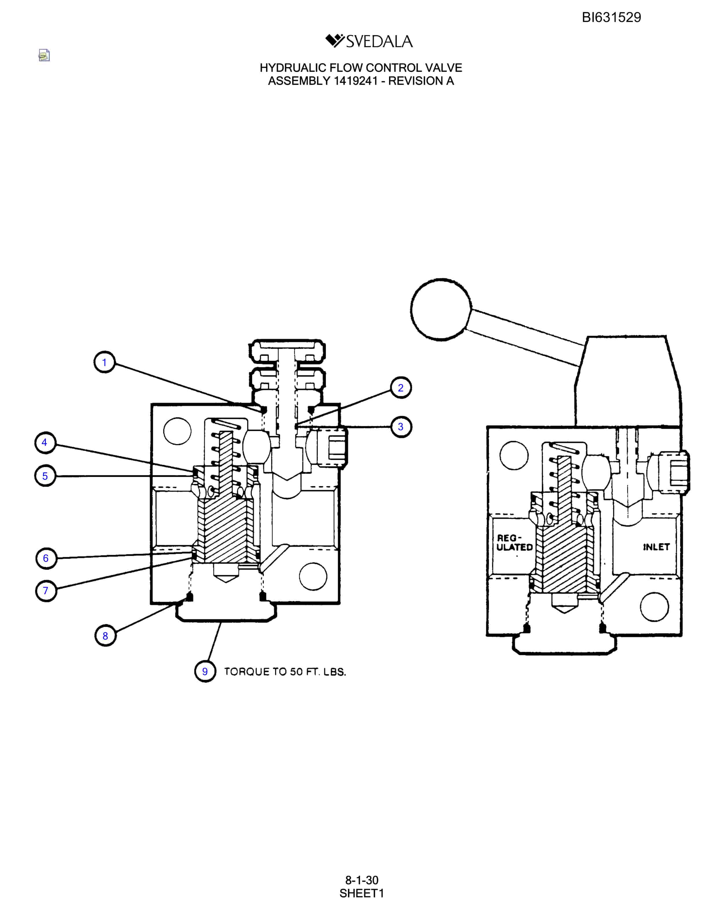 Bucyrus SCH5000 Parts Catalog BI631529-4